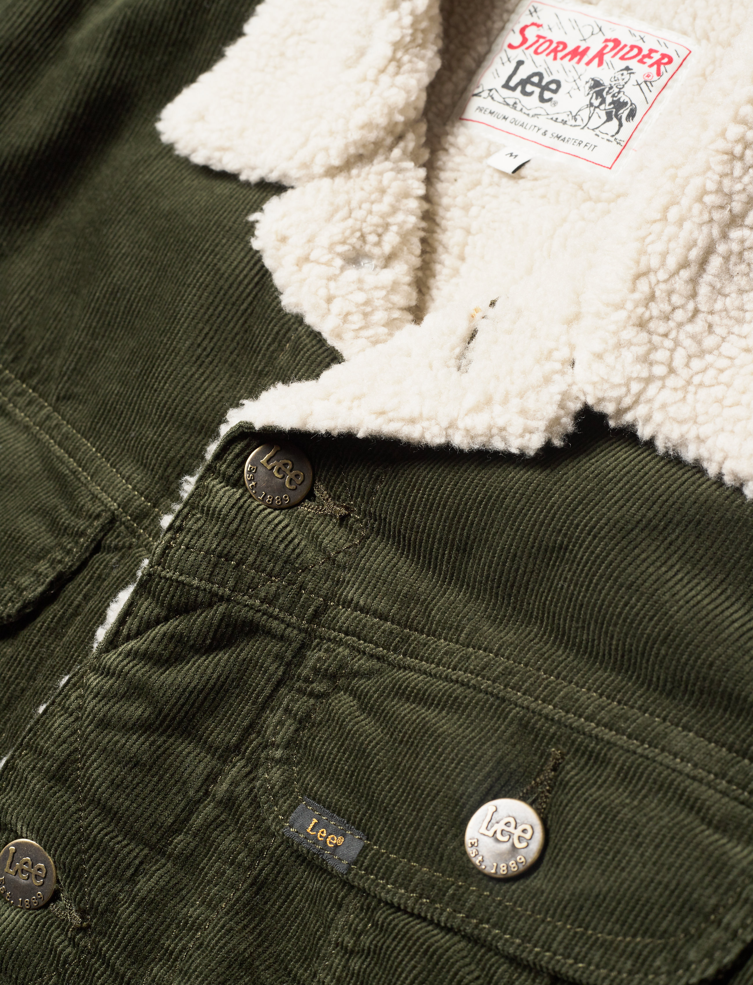 Lee Jeans - SHERPA RIDER - forest night - 2