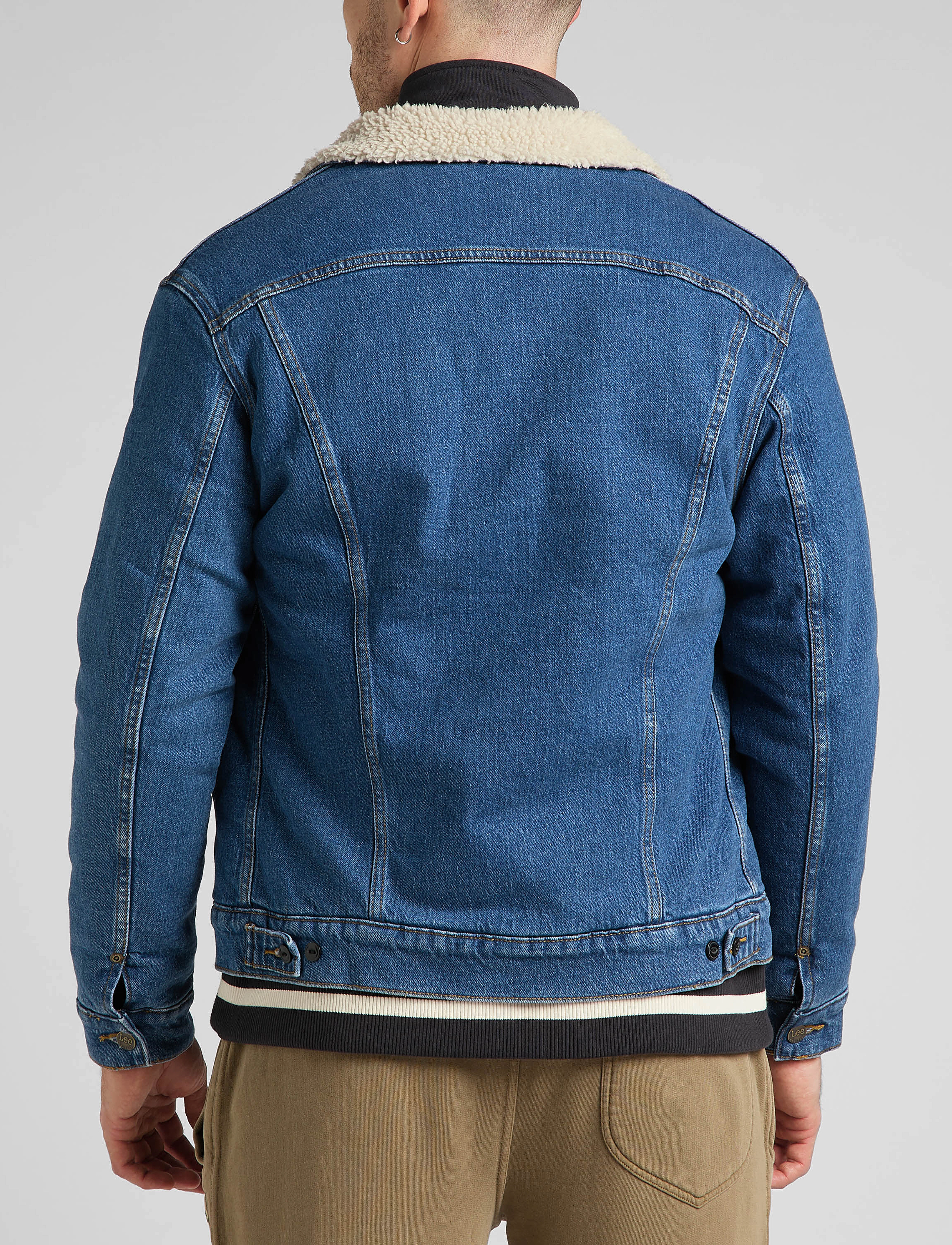 Lee Jeans - SHERPA JACKET - azure - 3