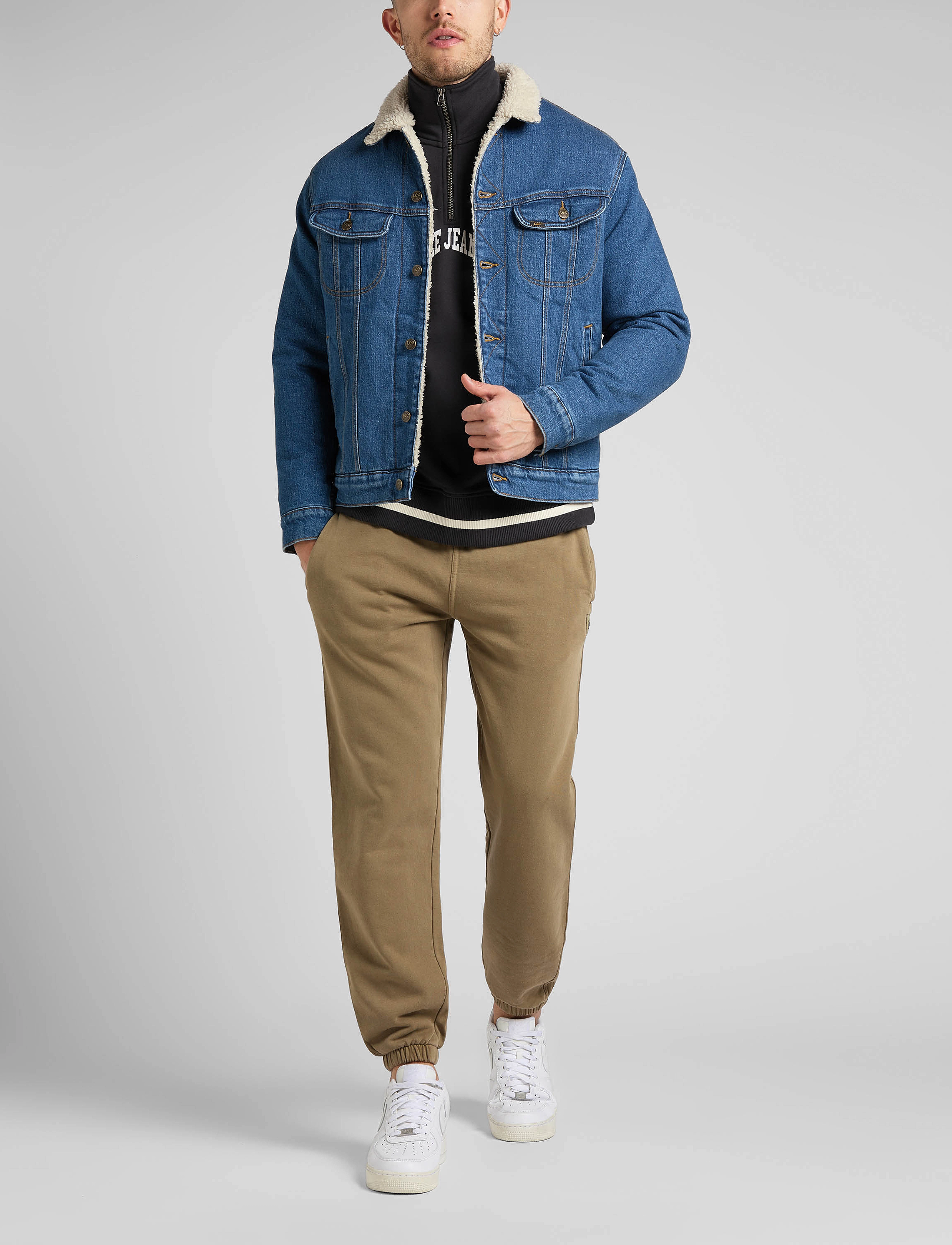 Lee Jeans - SHERPA JACKET - azure - 4