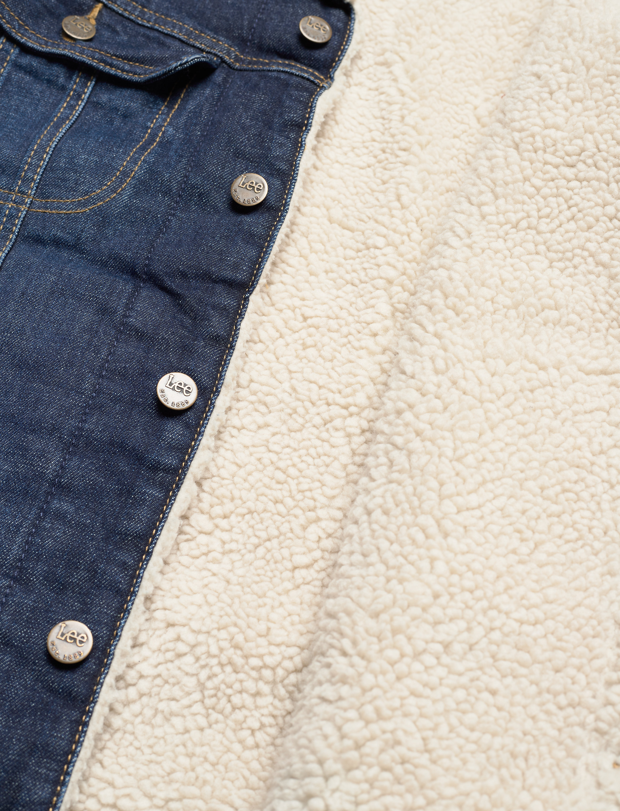 Lee Jeans - SHERPA JACKET - deep kansas - 4