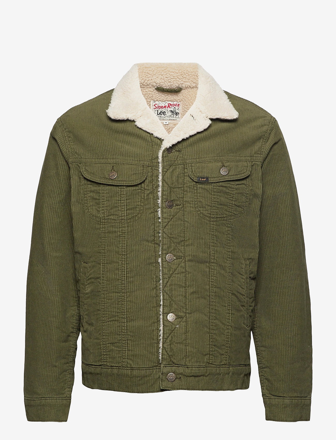 SHERPA JACKET - OLIVE GREEN