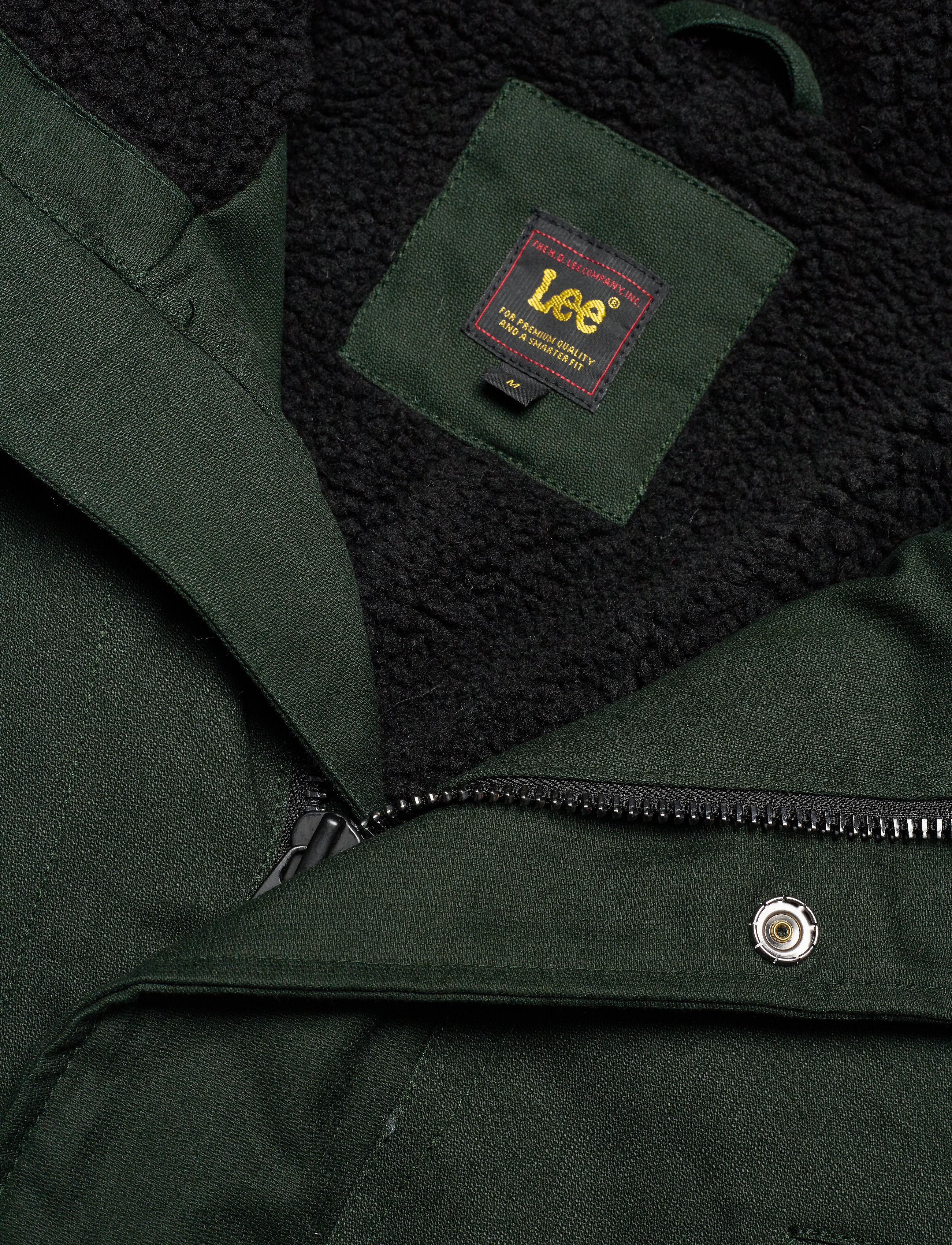 Lee Jeans - PARKA - dk bottle green - 4