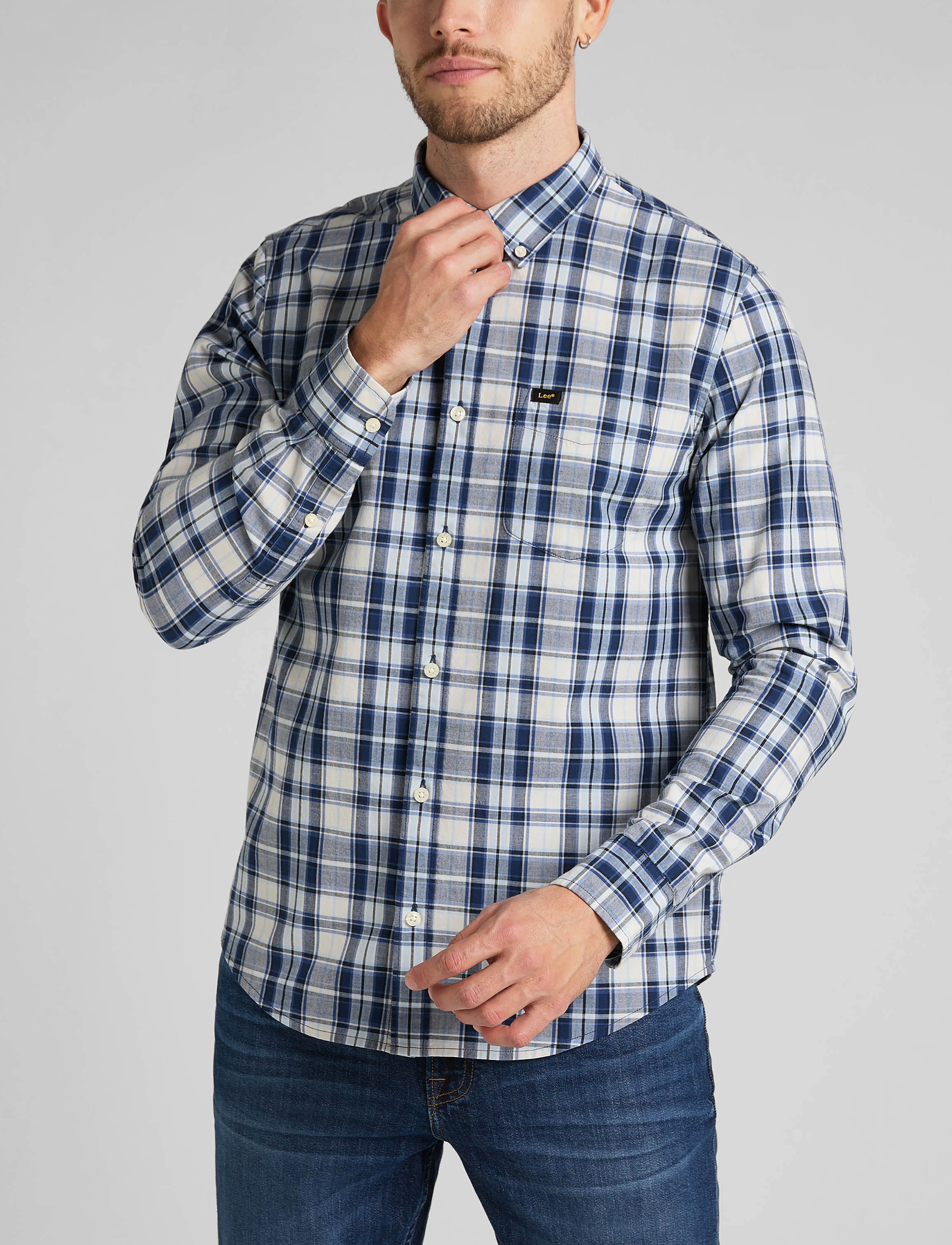 Lee Jeans - LEE BUTTON DOWN - navy - 2