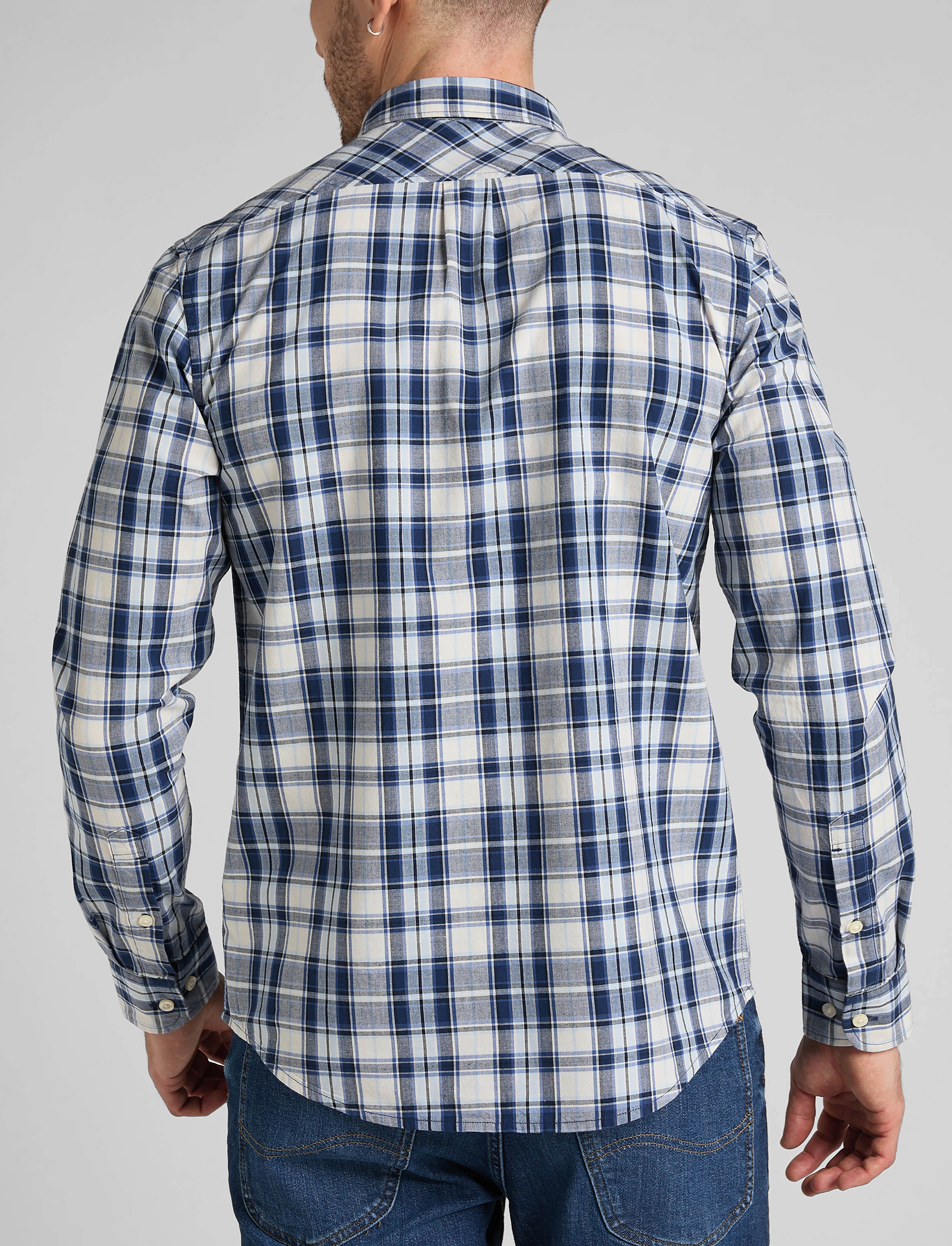 Lee Jeans - LEE BUTTON DOWN - navy - 3