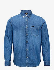 Lee Jeans - LEE BUTTON DOWN - denim shirts - tide blue - 0