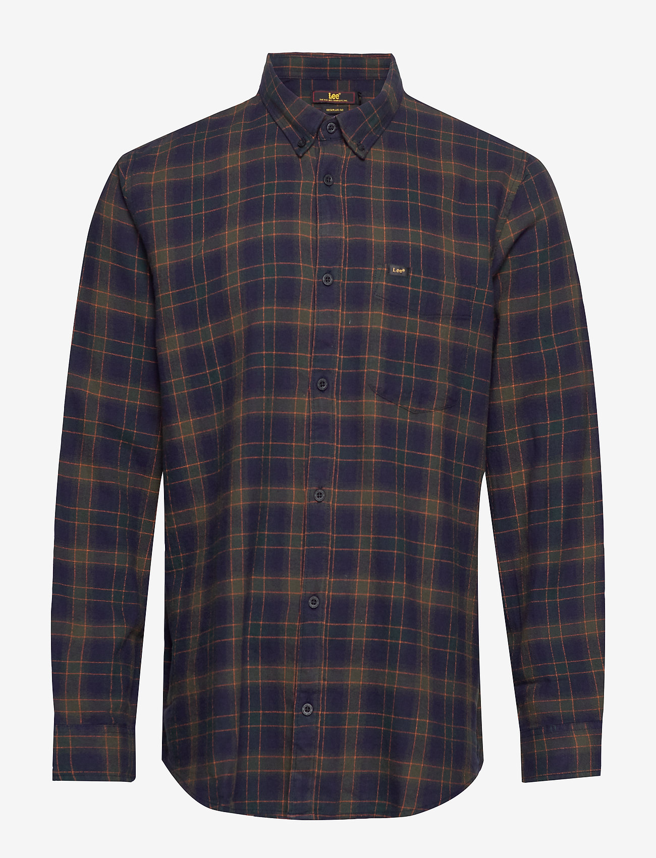 Lee Jeans - LEE BUTTON DOWN - dk bottle green - 0