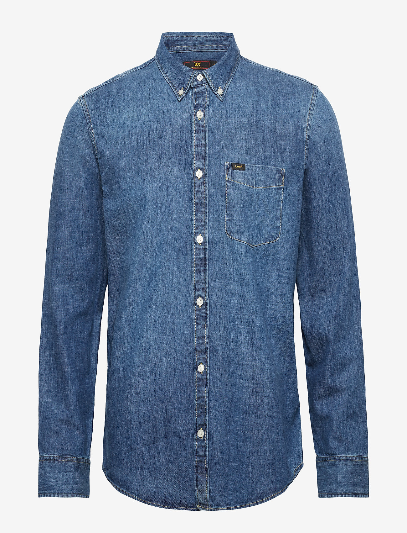 LEE BUTTON DOWN - OIL BLUE