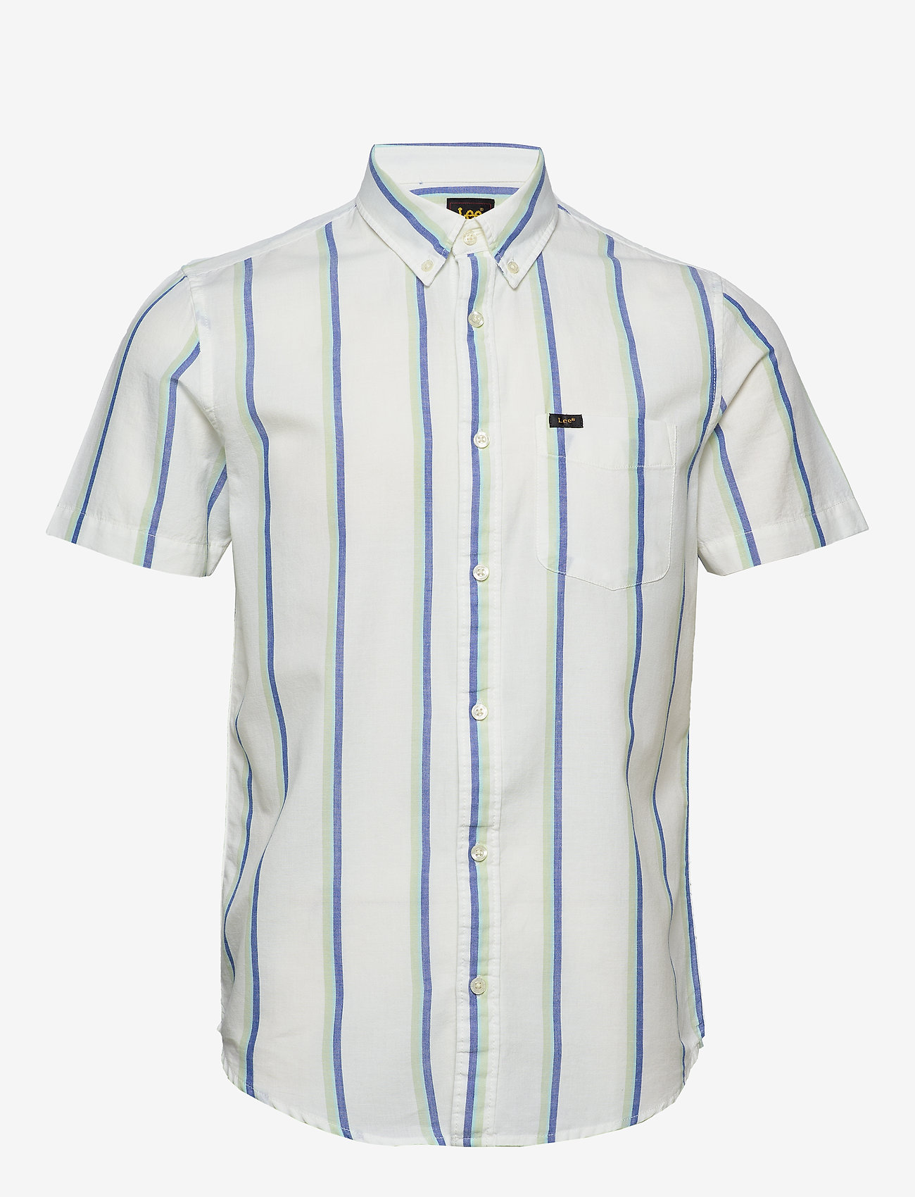 LEE BUTTON DOWN SS - SUMMER GREEN