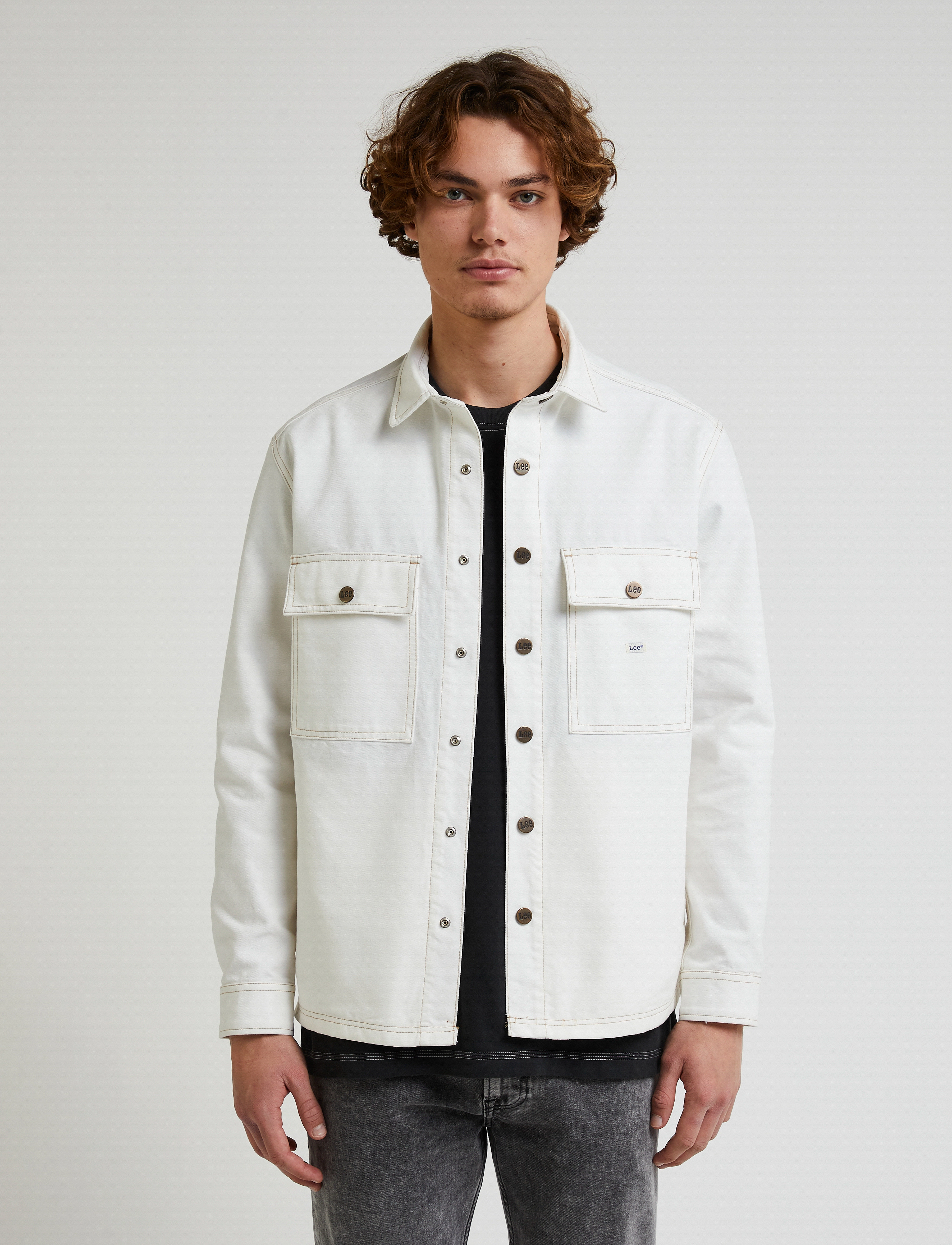Lee Jeans - WORKWEAR OVERSHIRT - ecru - 2