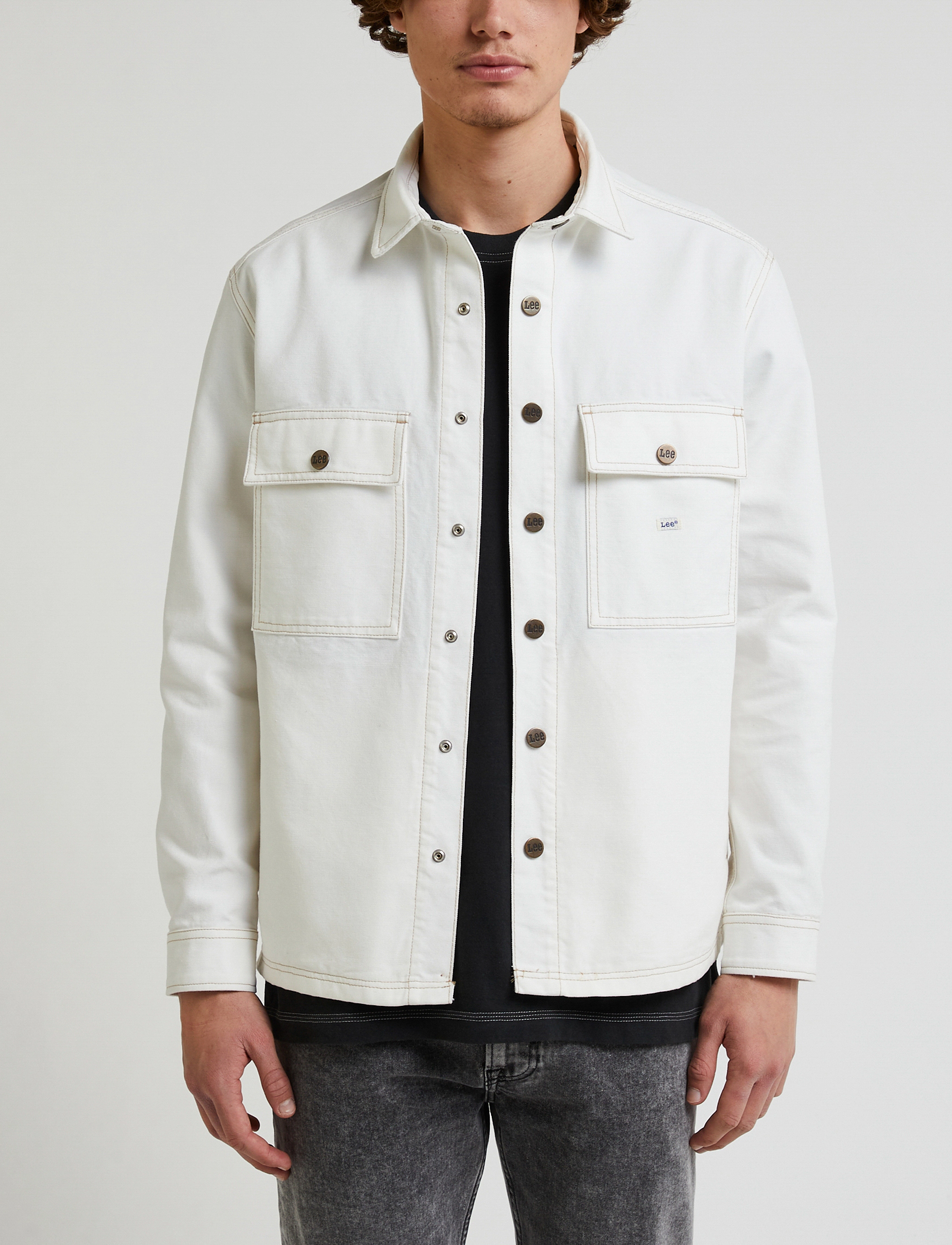 Lee Jeans - WORKWEAR OVERSHIRT - ecru - 3