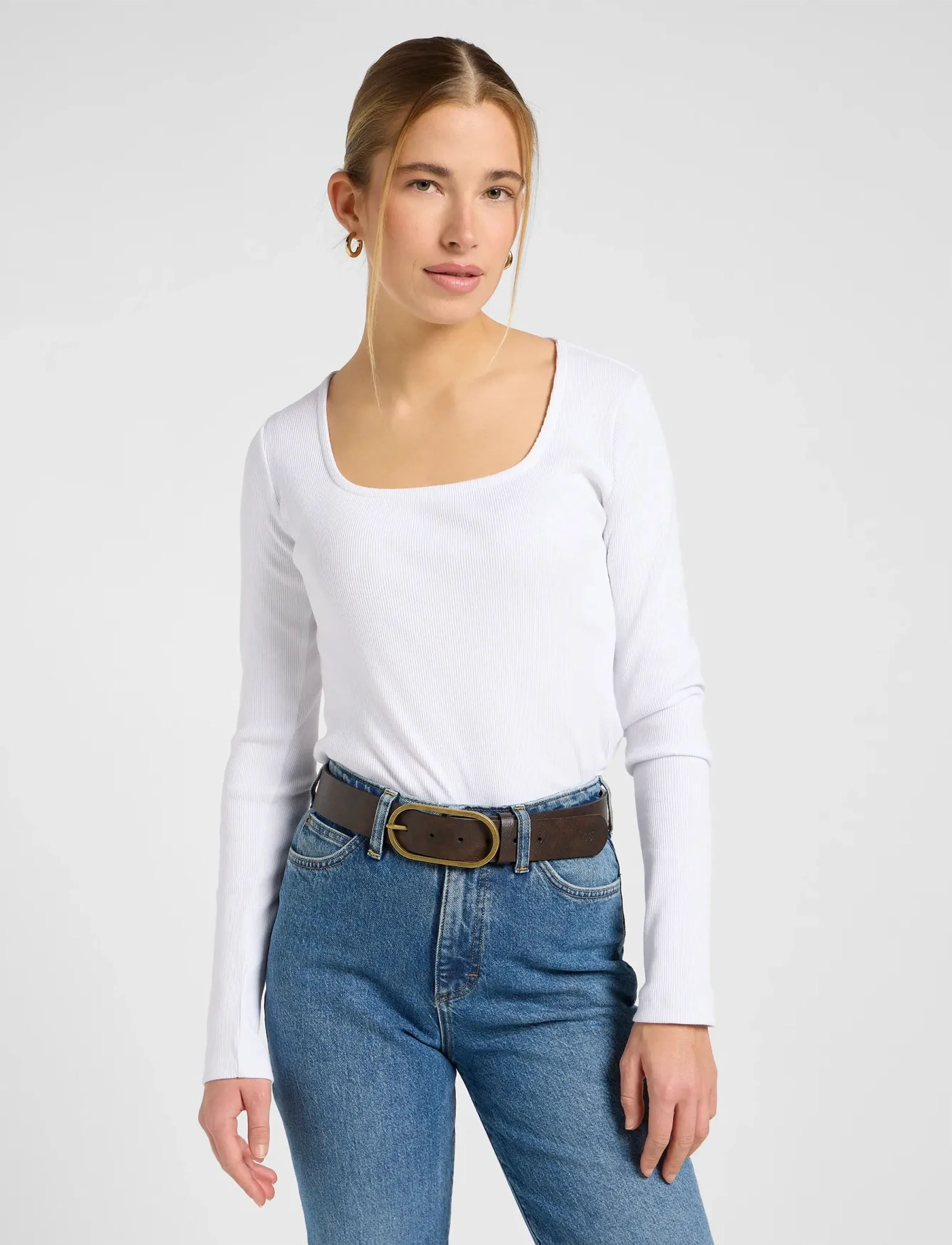 Lee Jeans - LADY LEE BELT - laveste priser - dark brown - 2