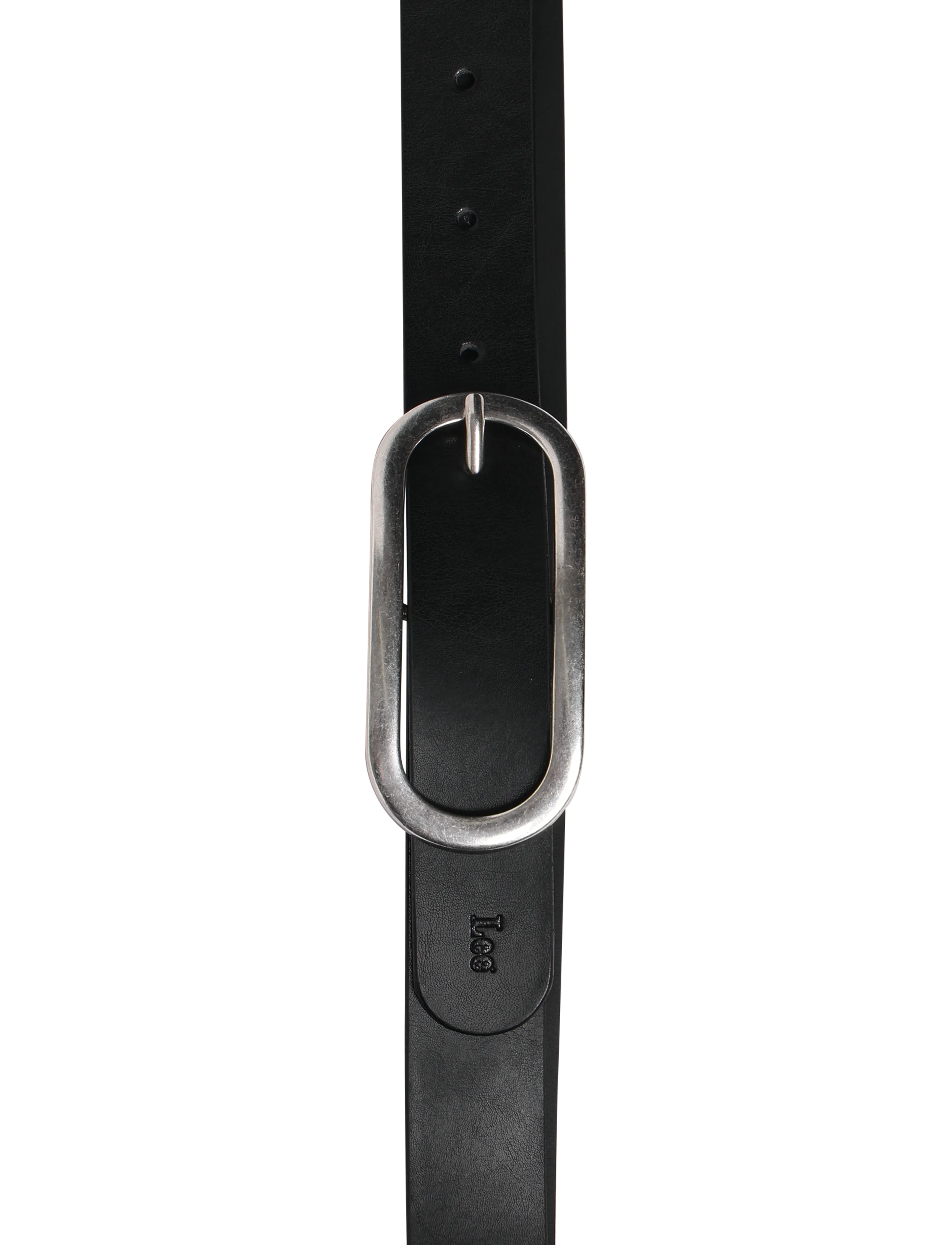 Lee Jeans - OVAL BUCKLE BELT - nahkrihmad - black - 5