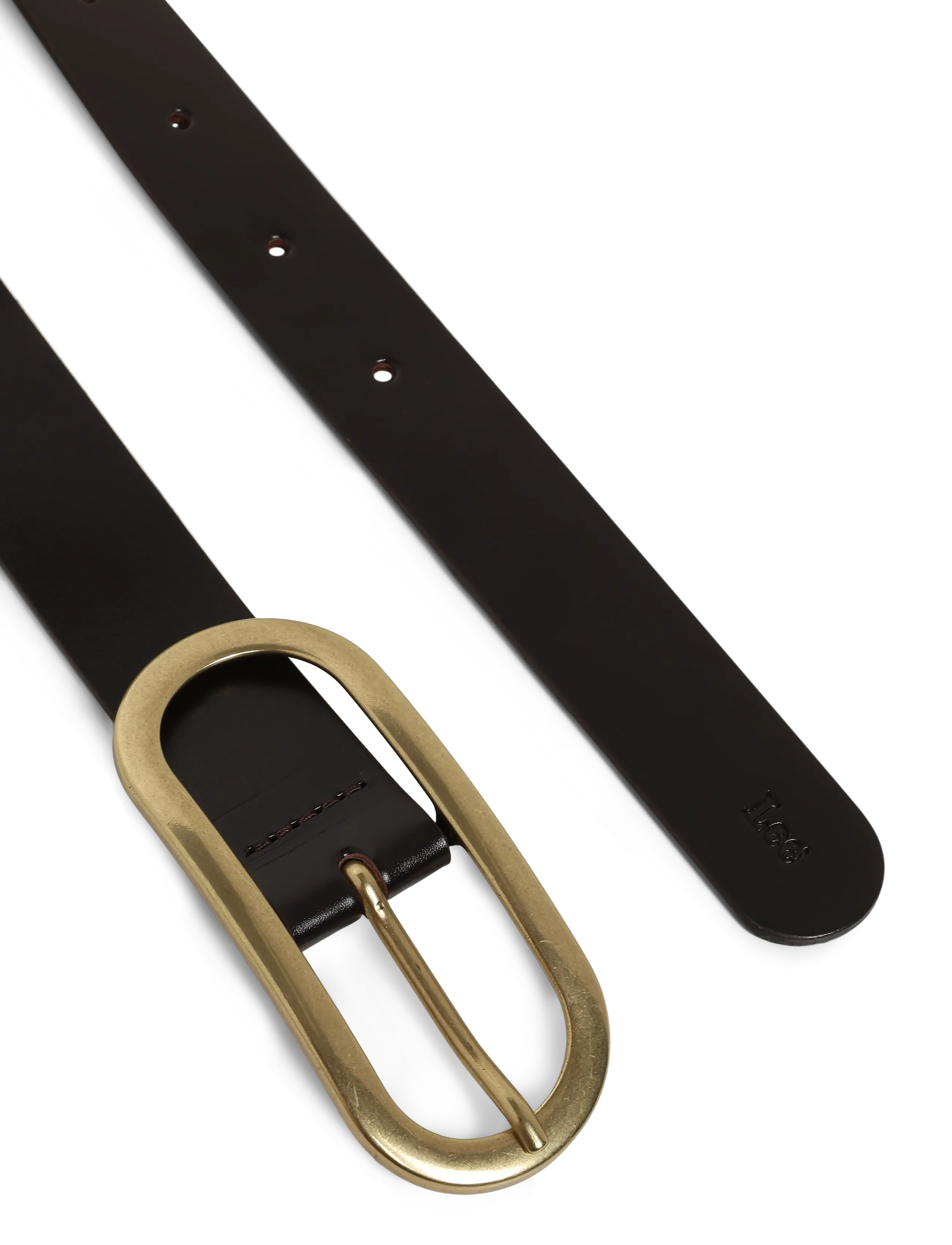 Lee Jeans - OVAL BUCKLE BELT - ledergürtel - dark brown - 2