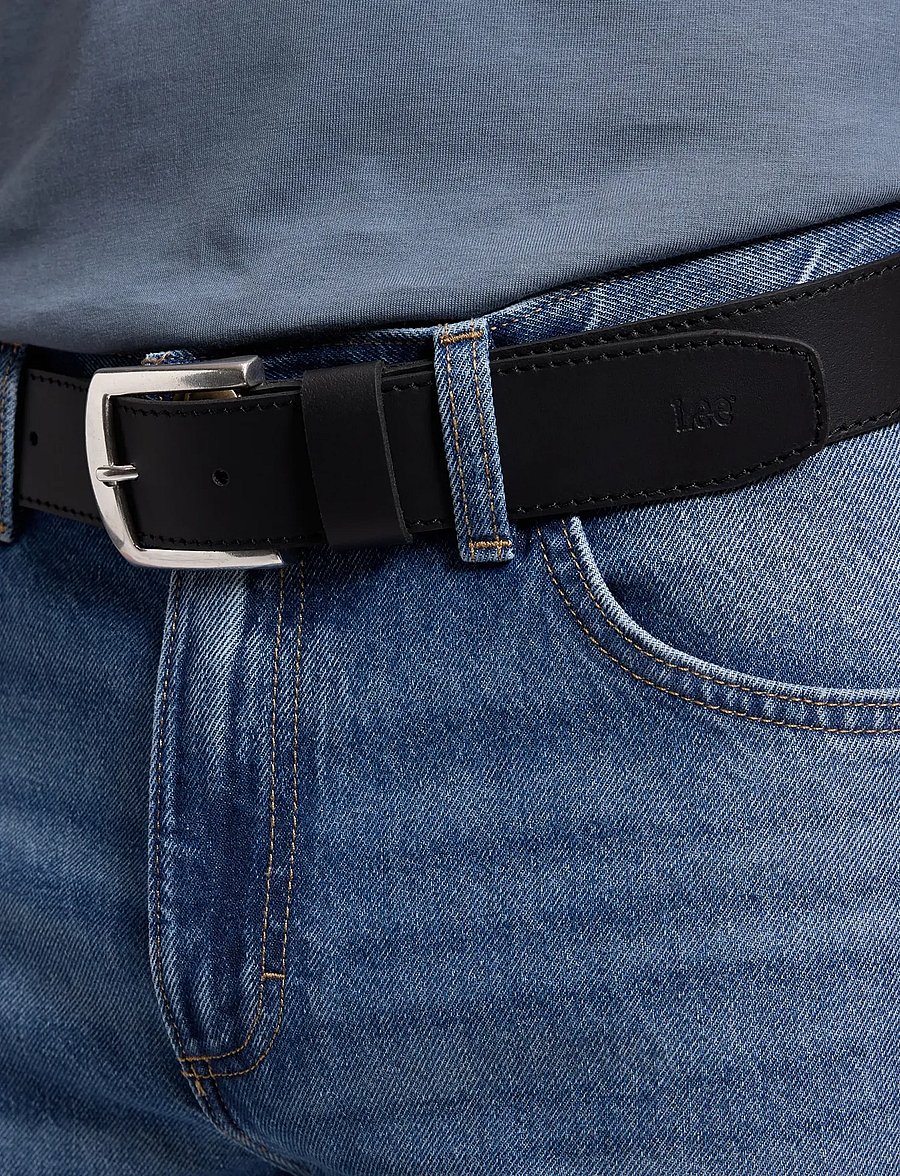 Lee Jeans - BELT - klassische gürtel - black - 2