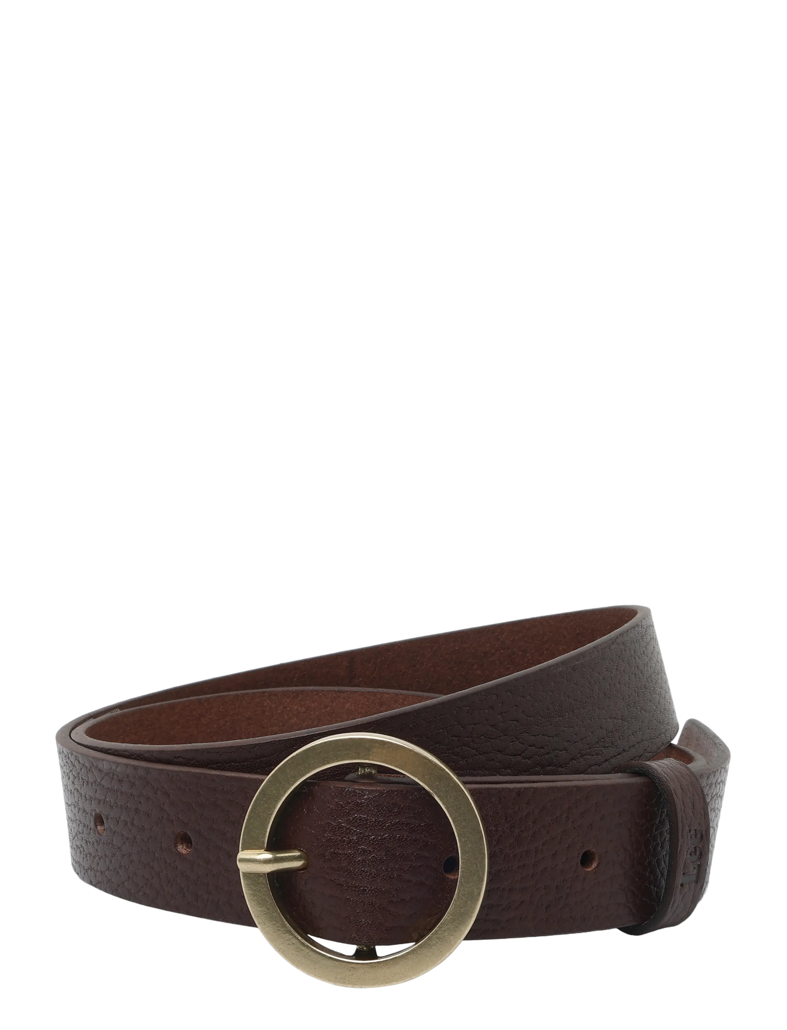 Lee Jeans CIRCLE BUCKLE BELT - Bælter - DARK BROWN / brown