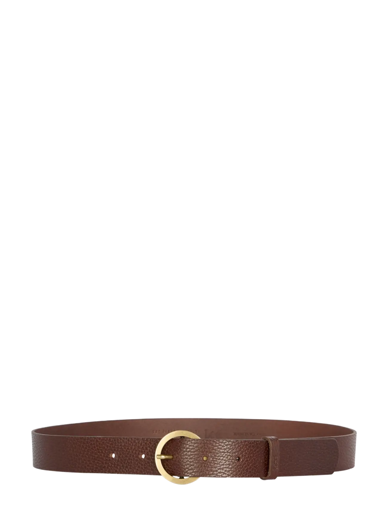 Lee Jeans - CIRCLE BUCKLE BELT - vabaajavööd - dark brown - 1