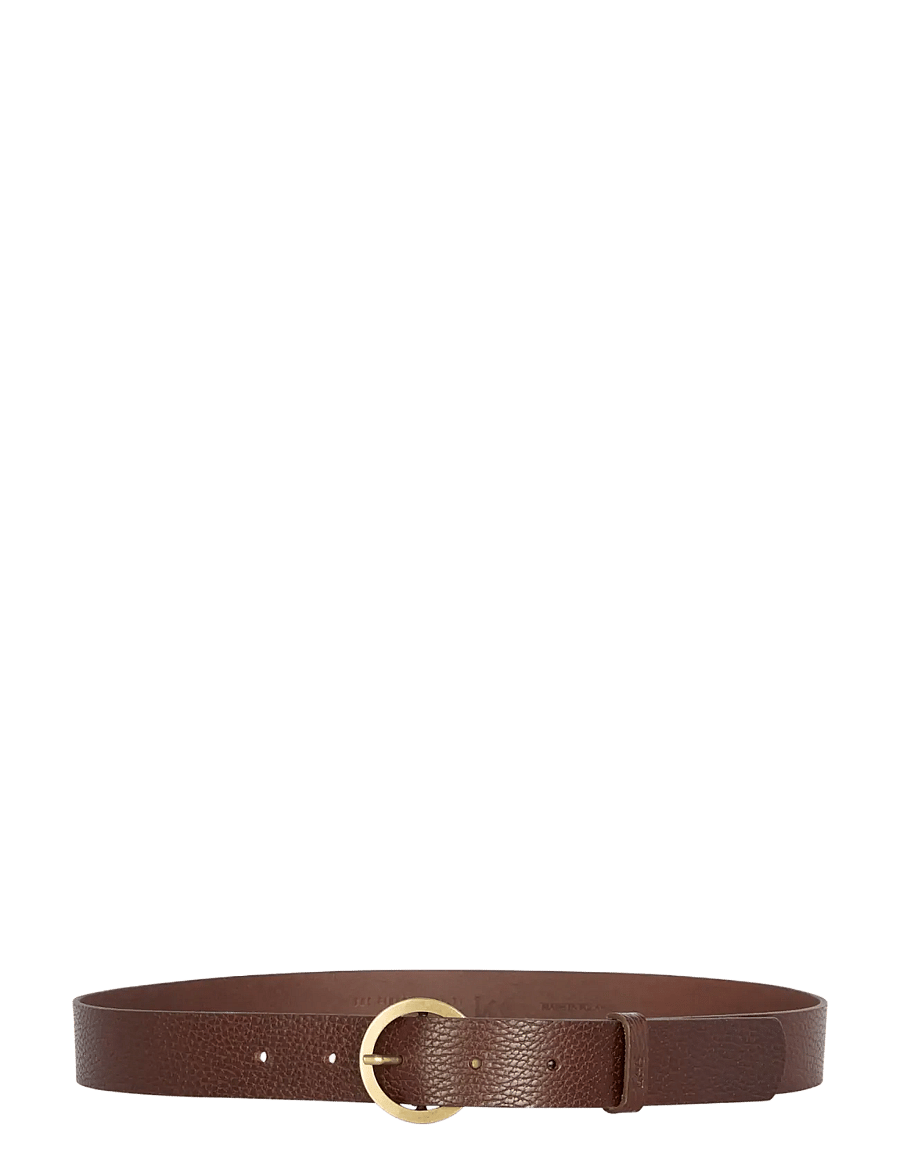 Lee Jeans - CIRCLE BUCKLE BELT - vabaajavööd - dark brown - 1