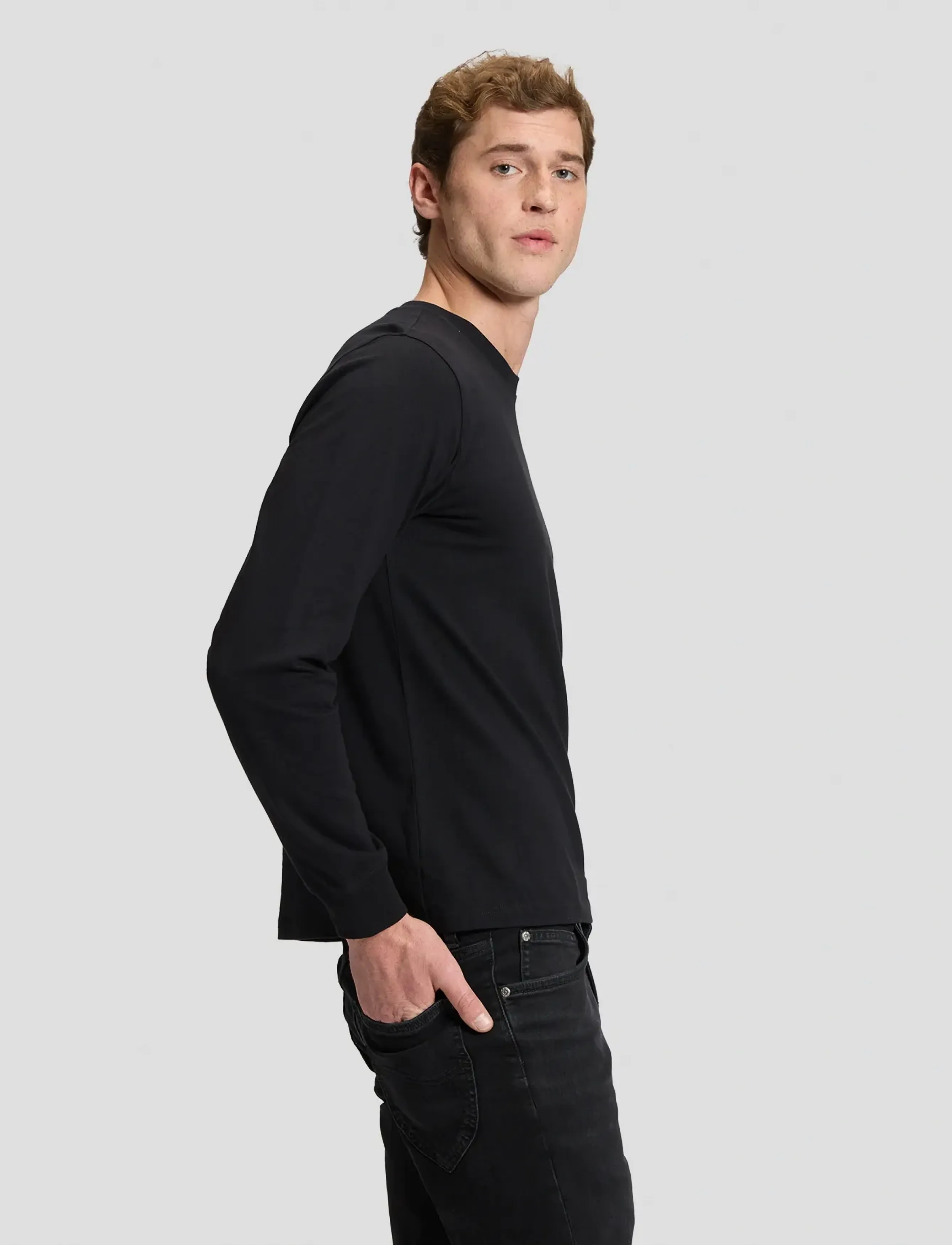 Lee Jeans - LS PATCH LOGO TEE - black - 4