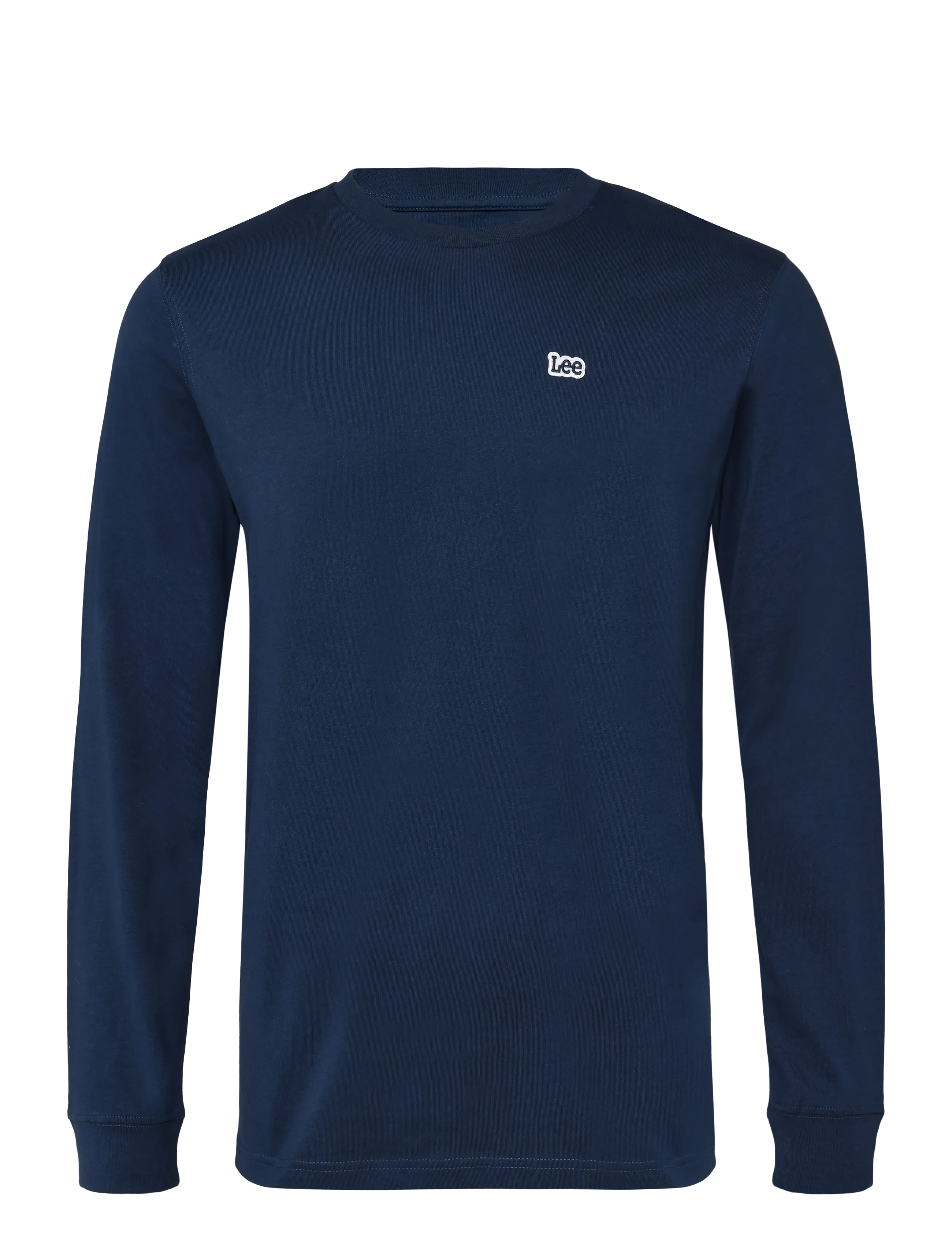 Lee Jeans - LS PATCH LOGO TEE - langärmelige t-shirts - dress blues - 1