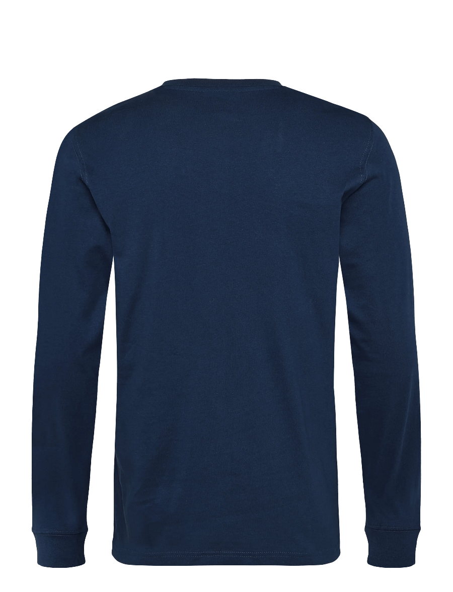 Lee Jeans - LS PATCH LOGO TEE - langärmelige t-shirts - dress blues - 2