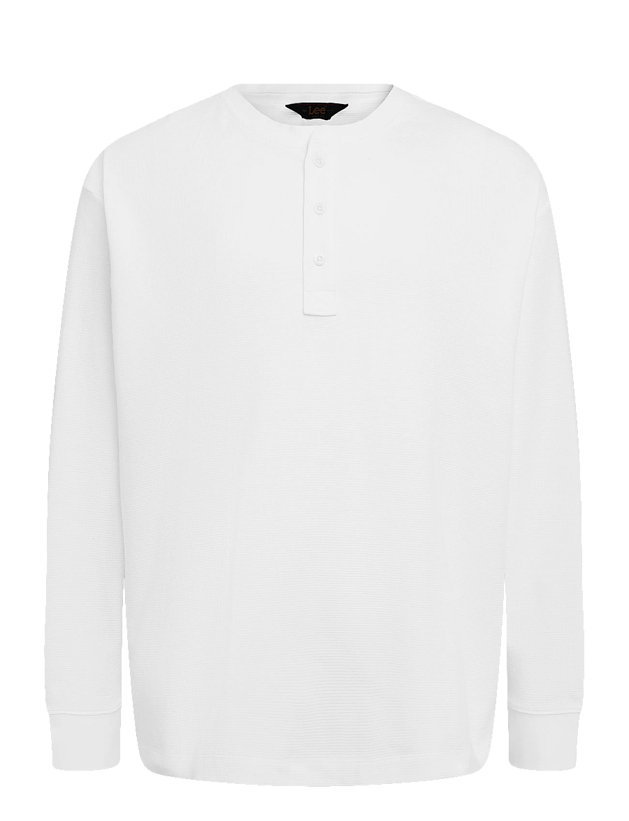 Lee Jeans - LS HENLEY - pikkade varrukatega t-särgid - ecru - 1