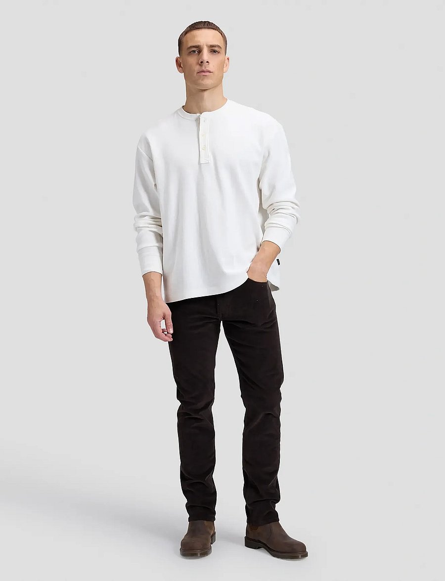 Lee Jeans - LS HENLEY - pikkade varrukatega t-särgid - ecru - 3