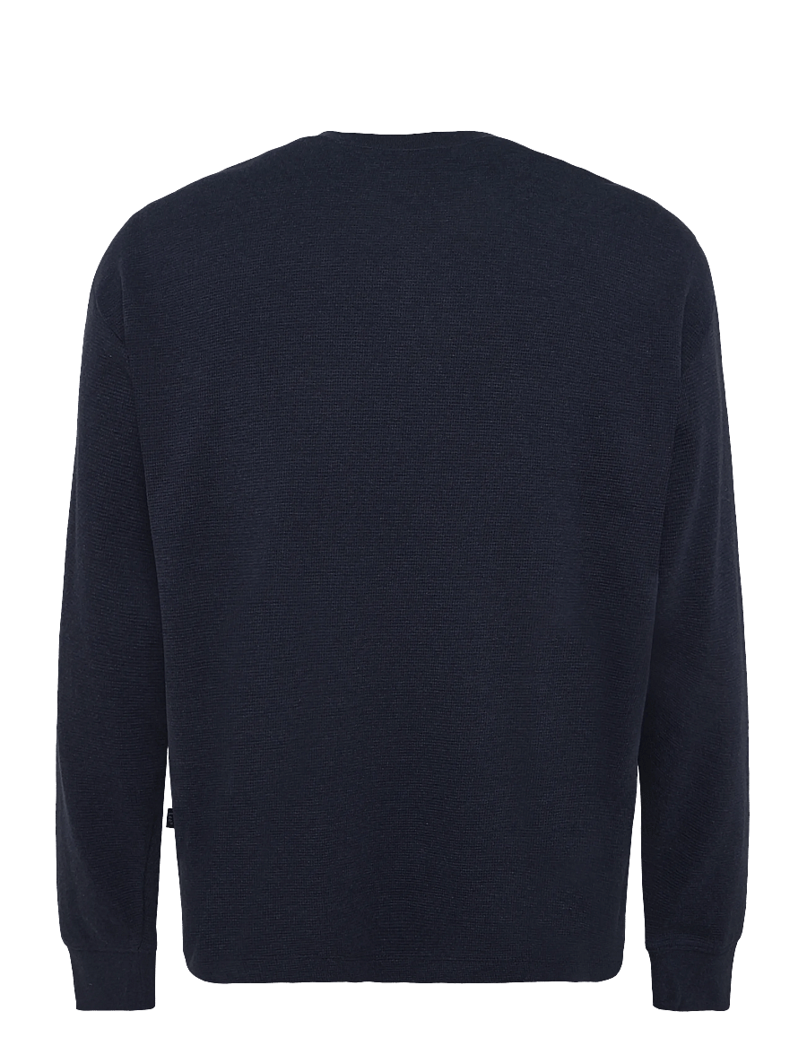 Lee Jeans - LS HENLEY - langärmelige t-shirts - indigo heather - 2