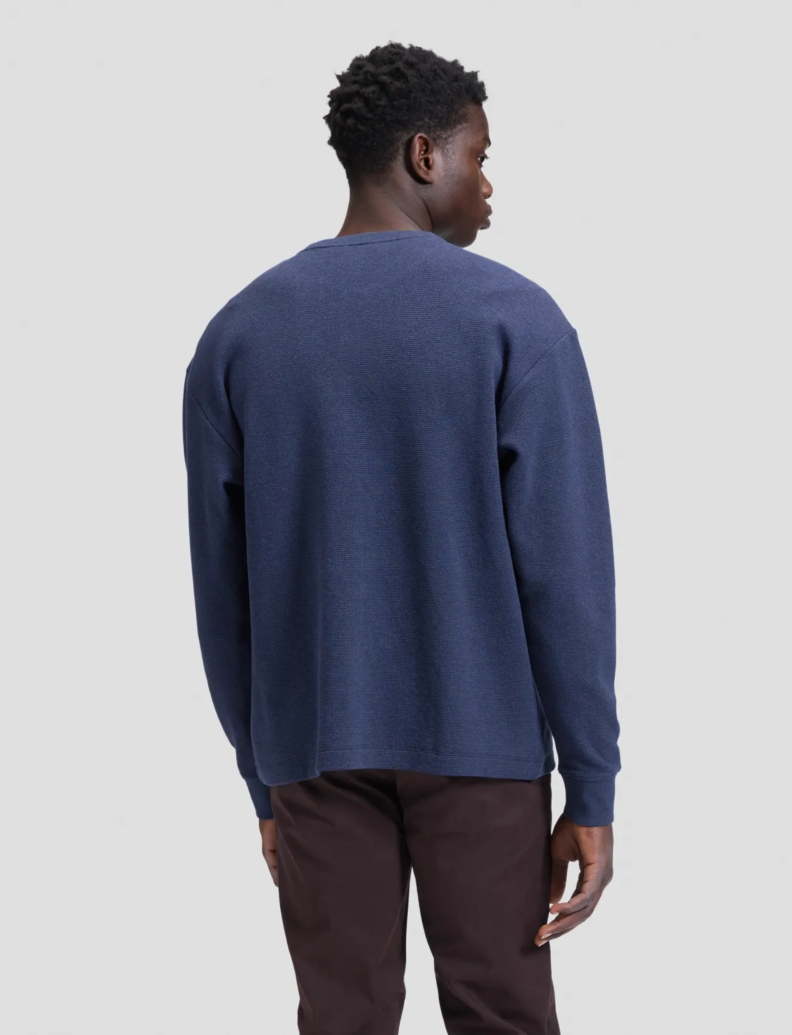 Lee Jeans - LS HENLEY - indigo heather - 3