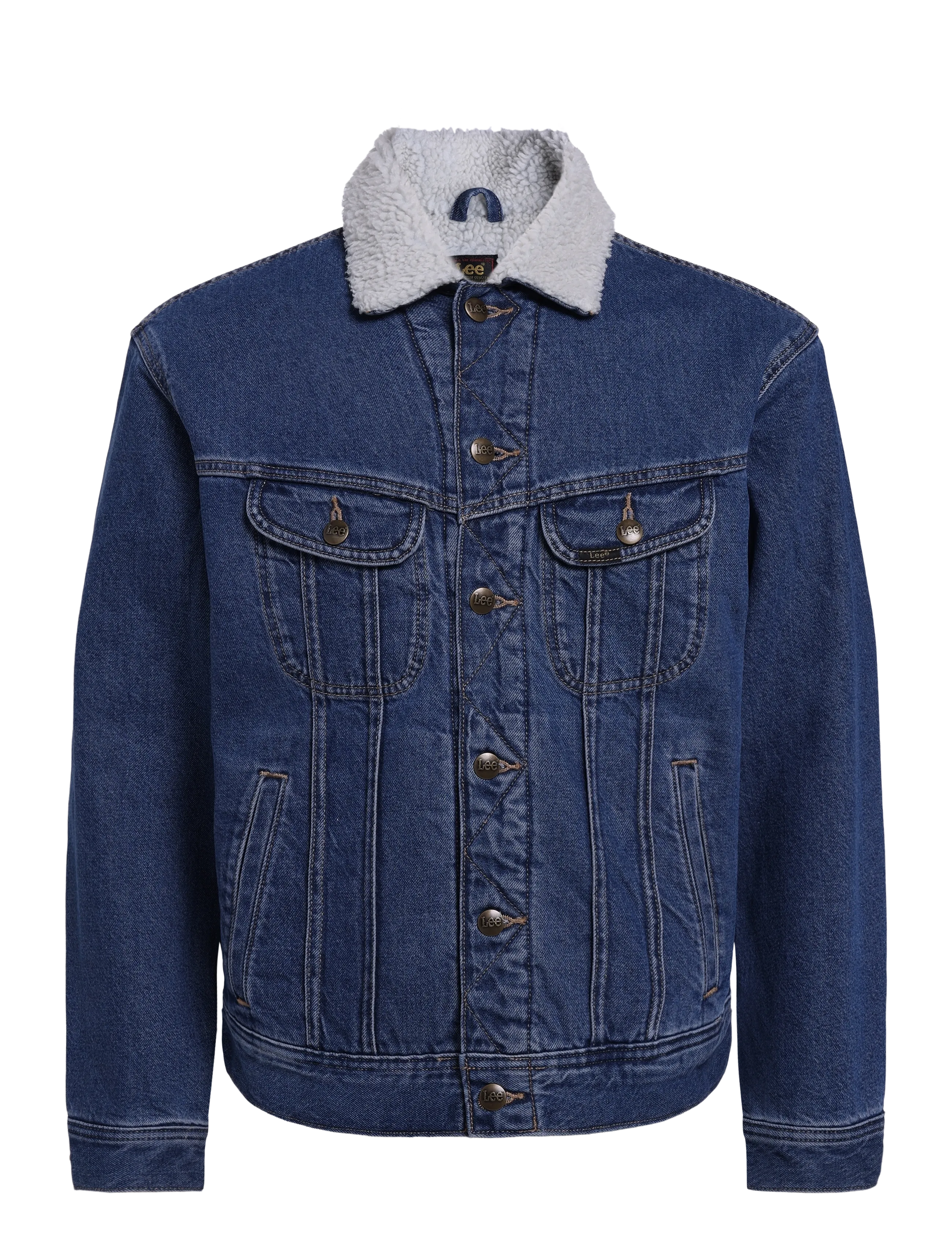 Lee Jeans SHERPA JACKET - Lee Jeans - NYAL / blue