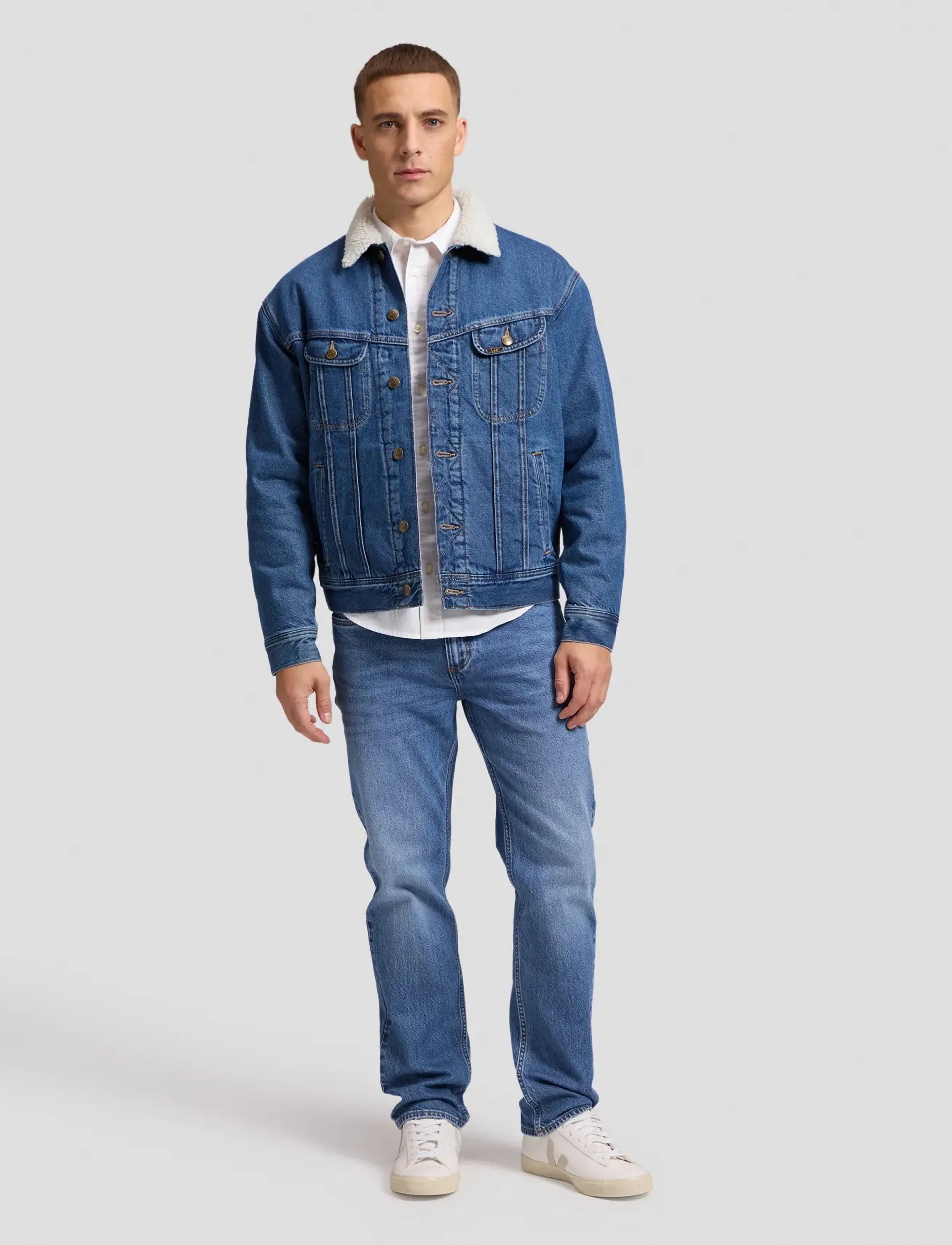 Lee Jeans - SHERPA JACKET - denim jackets - nyal - 2