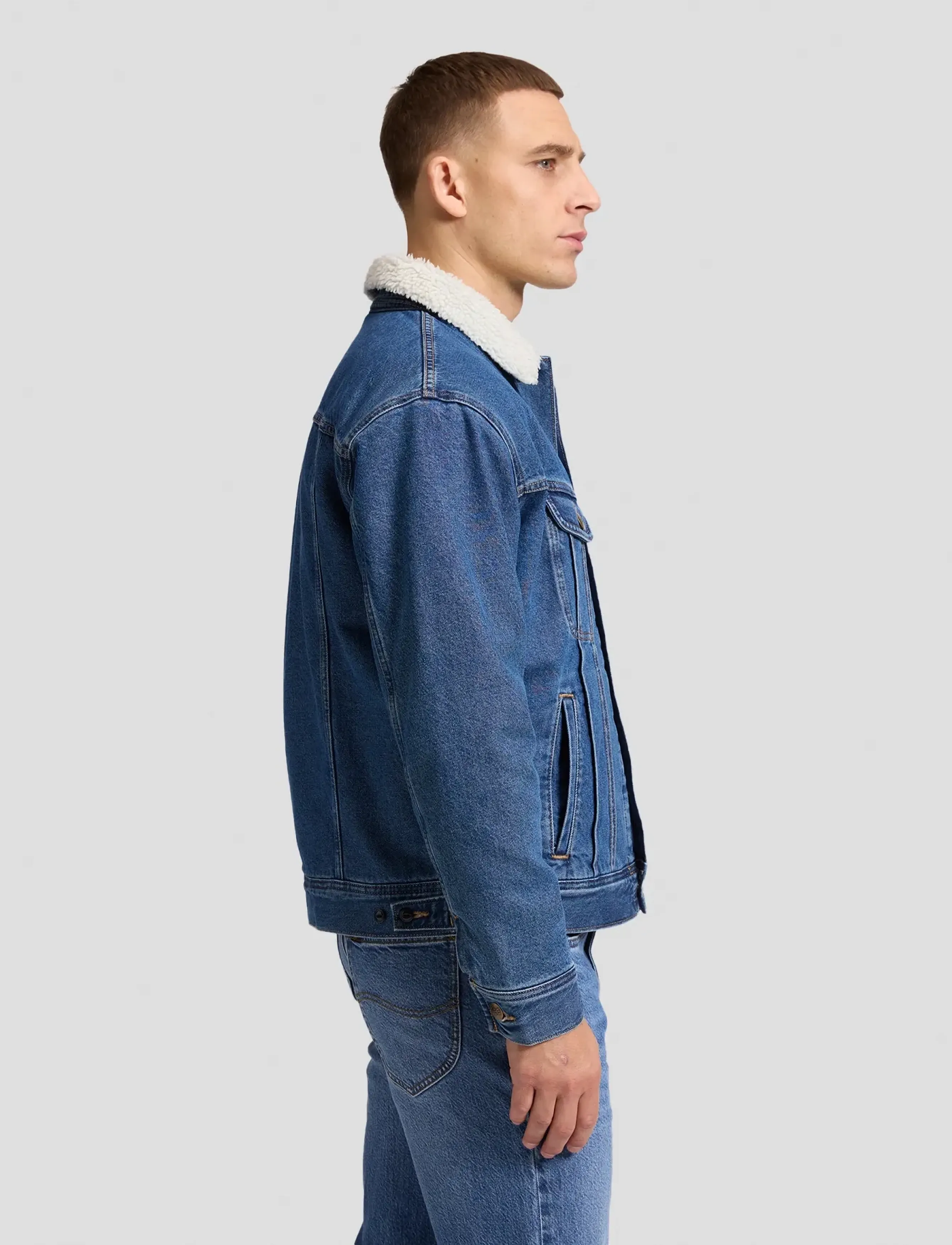 Lee Jeans - SHERPA JACKET - denim jackets - nyal - 4