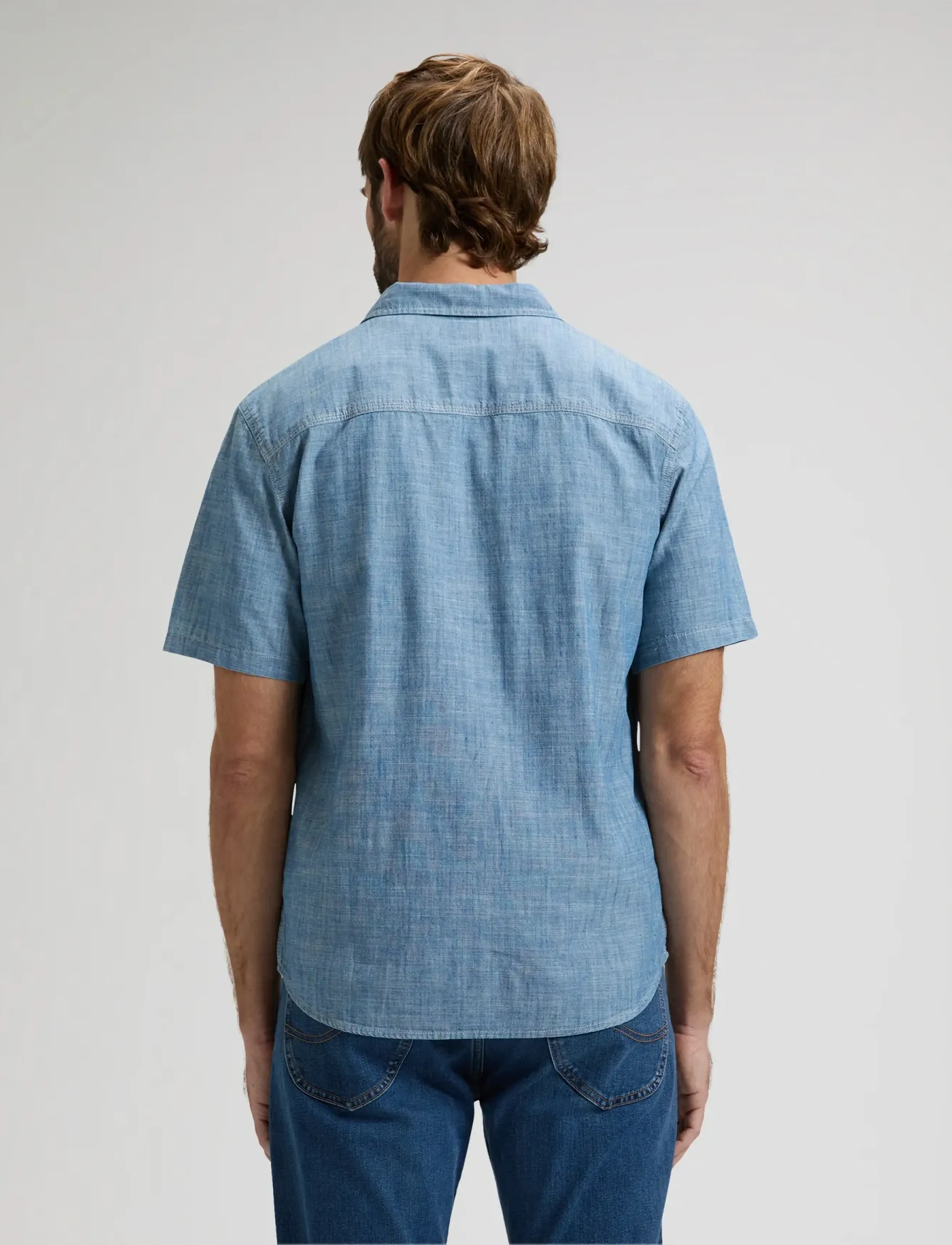Lee Jeans - SS UTILITY WORKSHIRT - marškiniai trumpomis rankovėmis - light chambray - 2