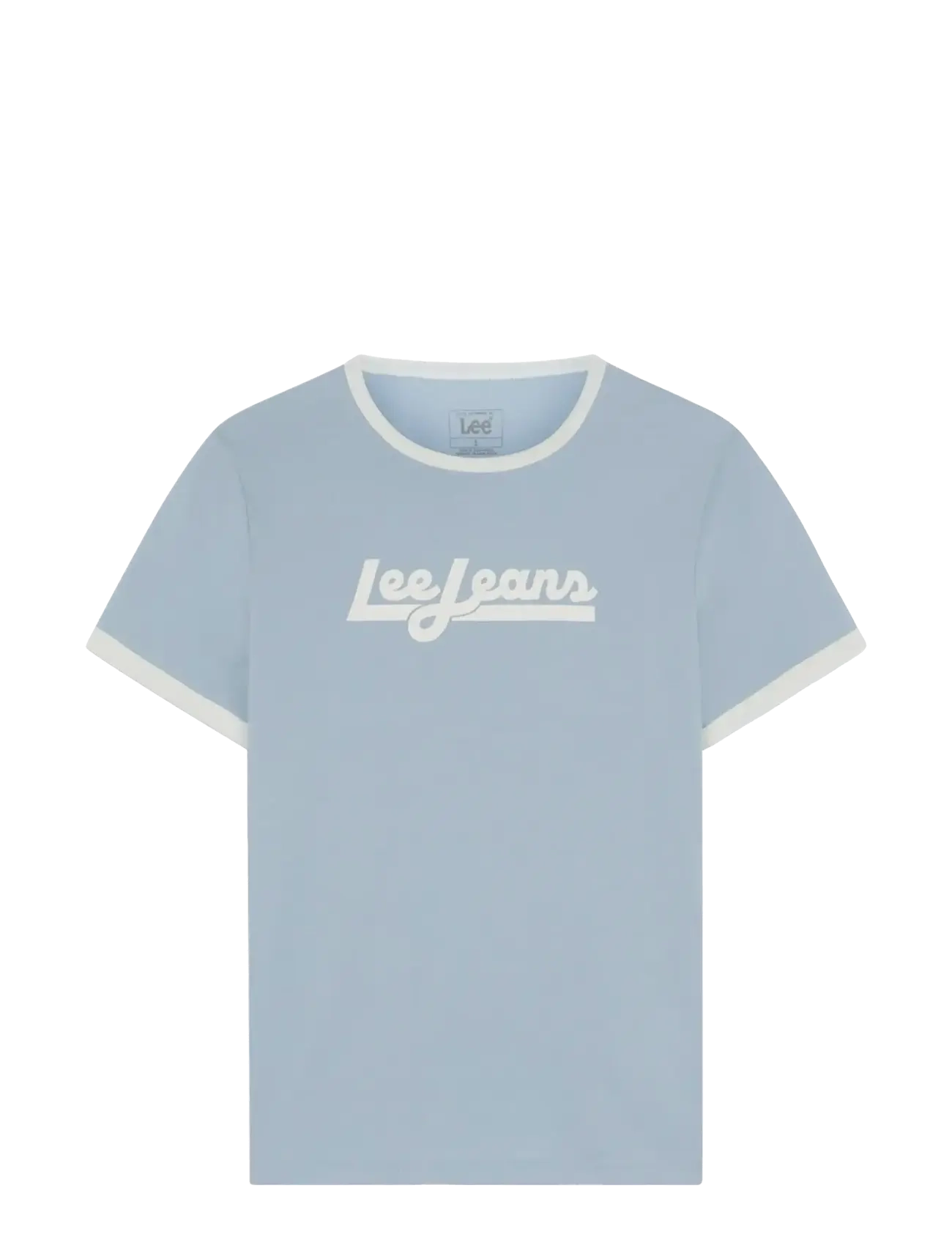 Lee Jeans RINGER TEE - Lee Jeans - CONCRETE GRAY / blue