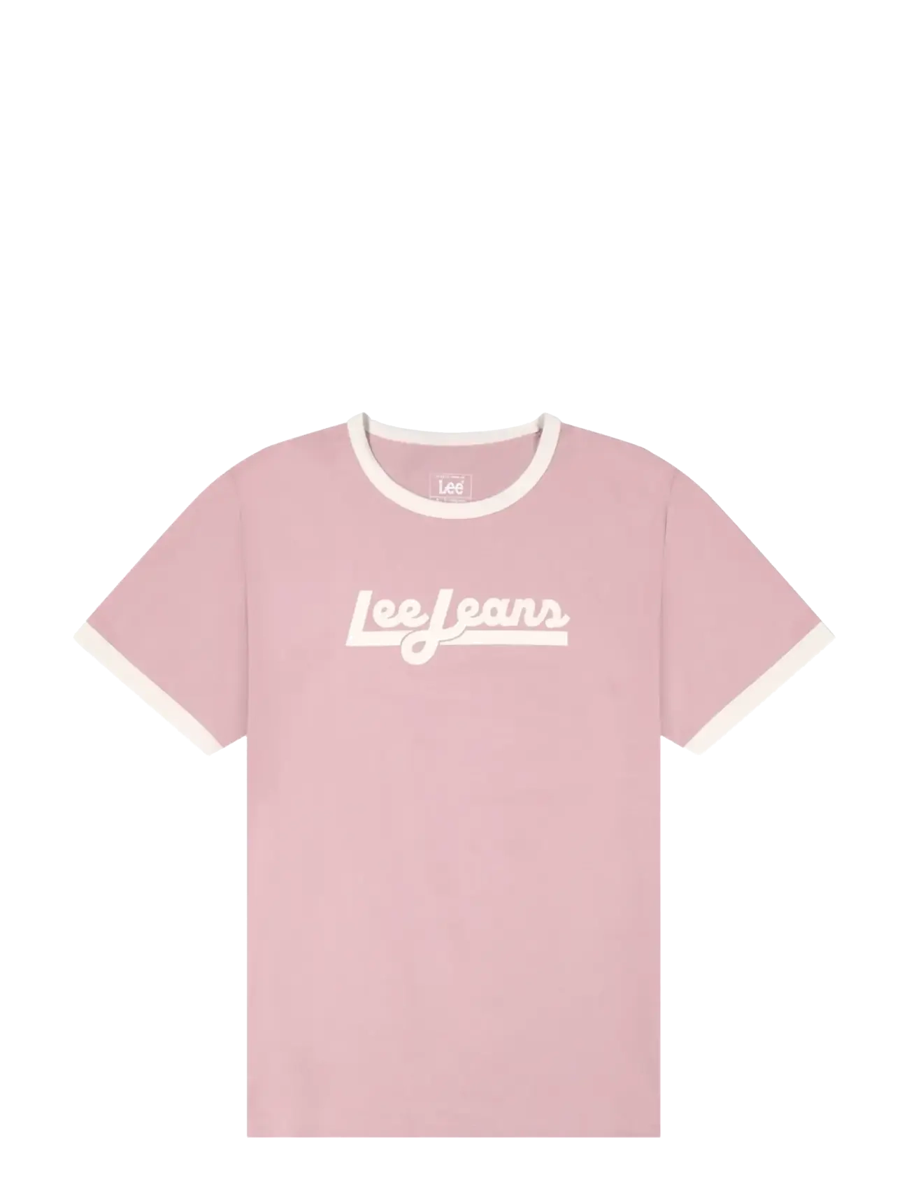 LEE JEANS Ringer Tee Pink - XSx00 - Damen