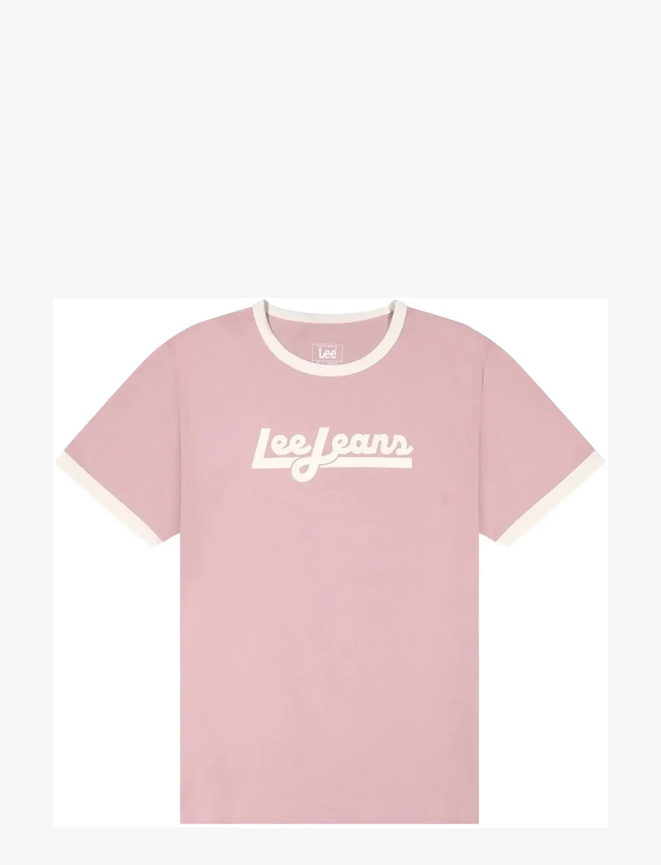 Lee Jeans - RINGER TEE - sügisesed riided - soft mauve - 1