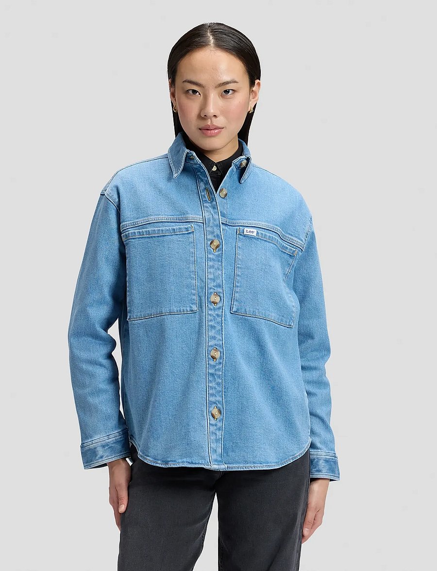 Lee Jeans - UTILITY OVERSHIRT - utilityjackor - blue over you - 0