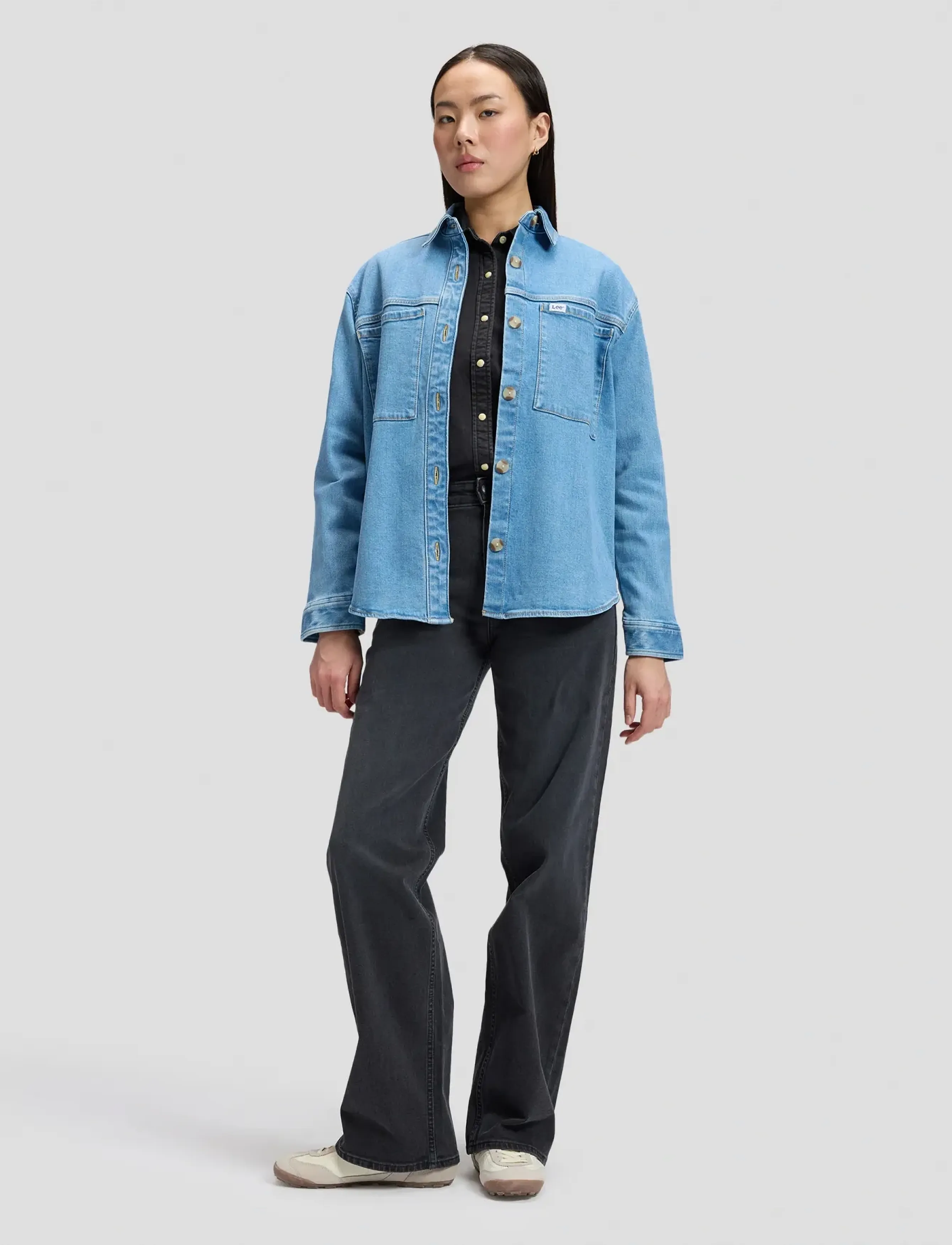 Lee Jeans - UTILITY OVERSHIRT - blue over you - 3