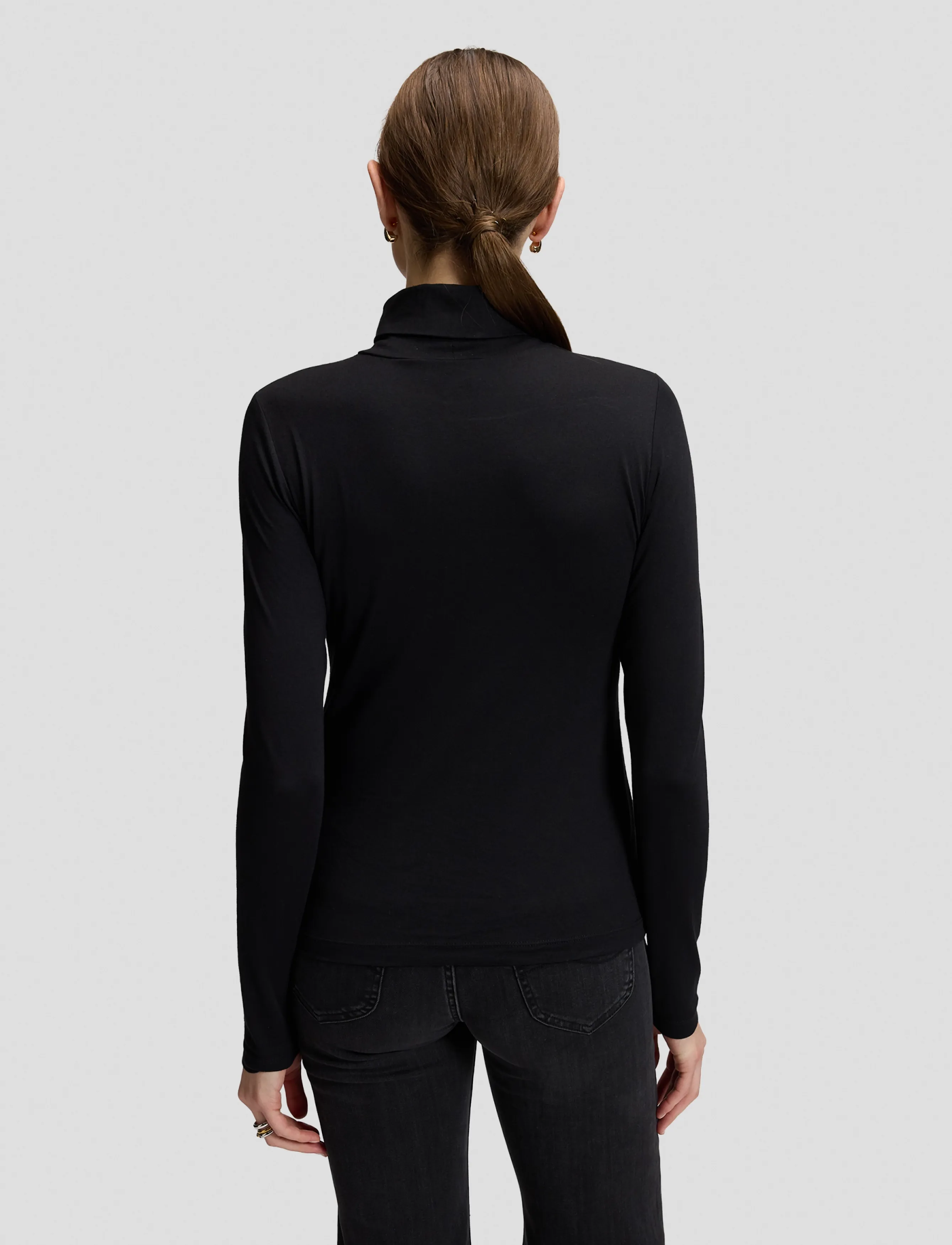 Lee Jeans - LS TURTLE NECK - turtlenecks - black - 2