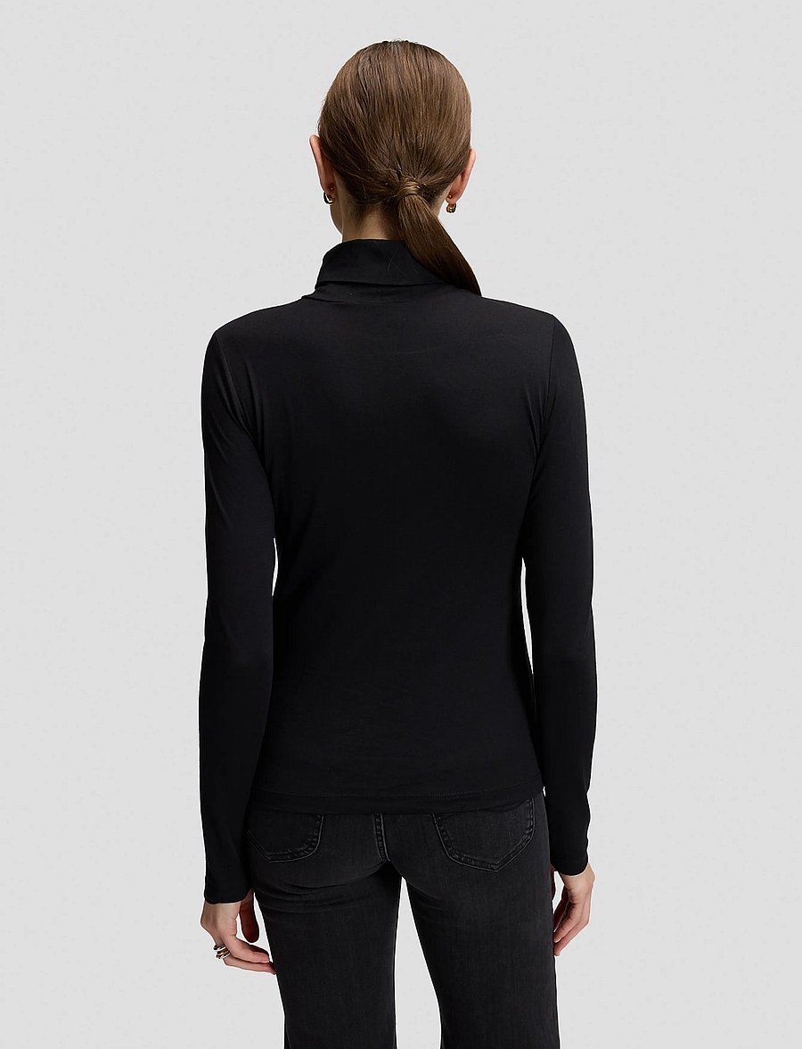 Lee Jeans - LS TURTLE NECK - rollkragenpullover - black - 2