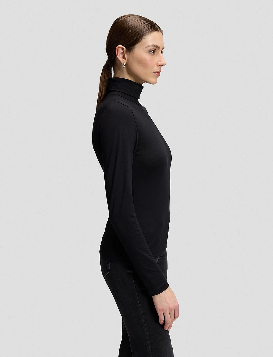 Lee Jeans - LS TURTLE NECK - rollkragenpullover - black - 4