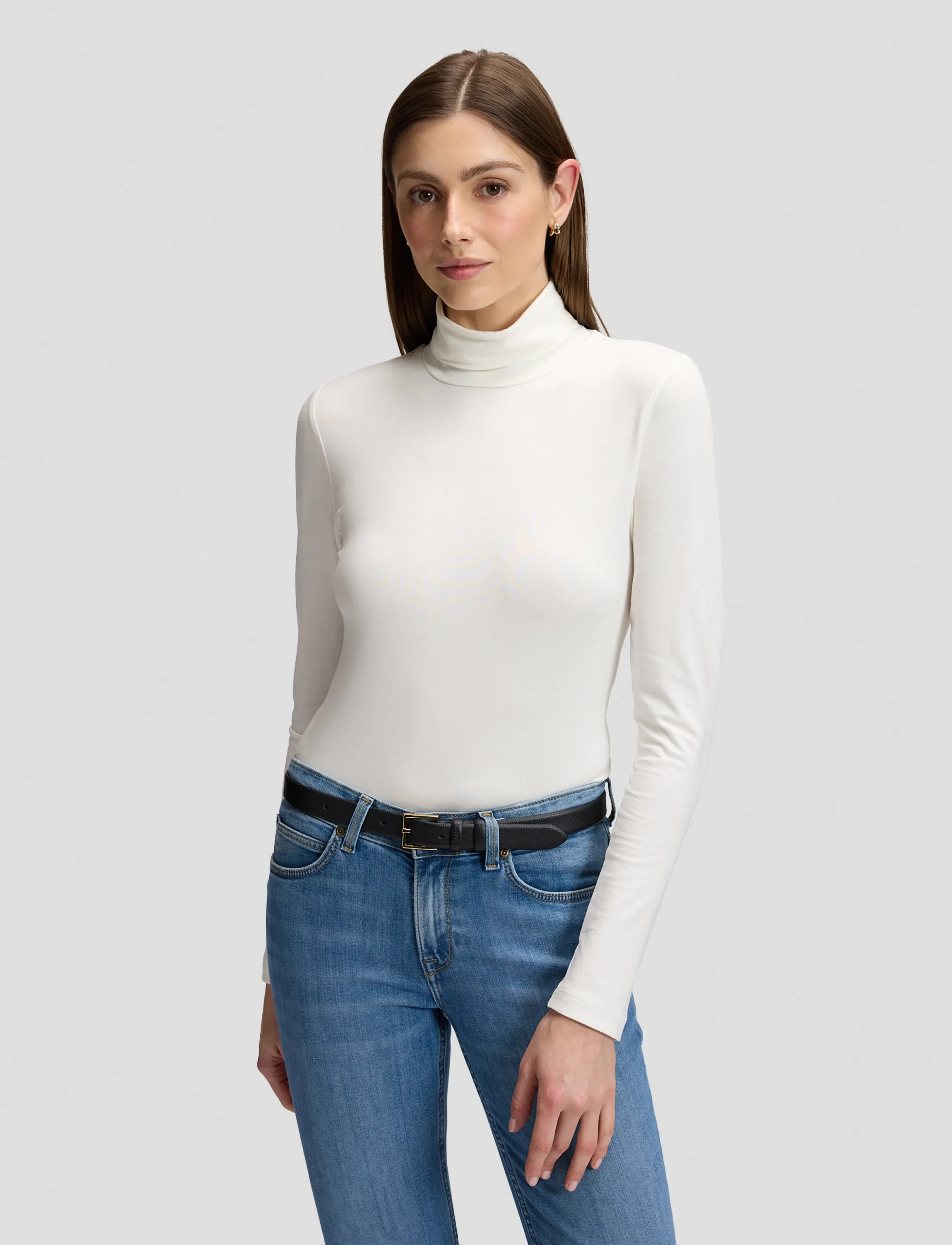 Lee Jeans LS TURTLE NECK - Langärmlige Tops - ECRU / cream