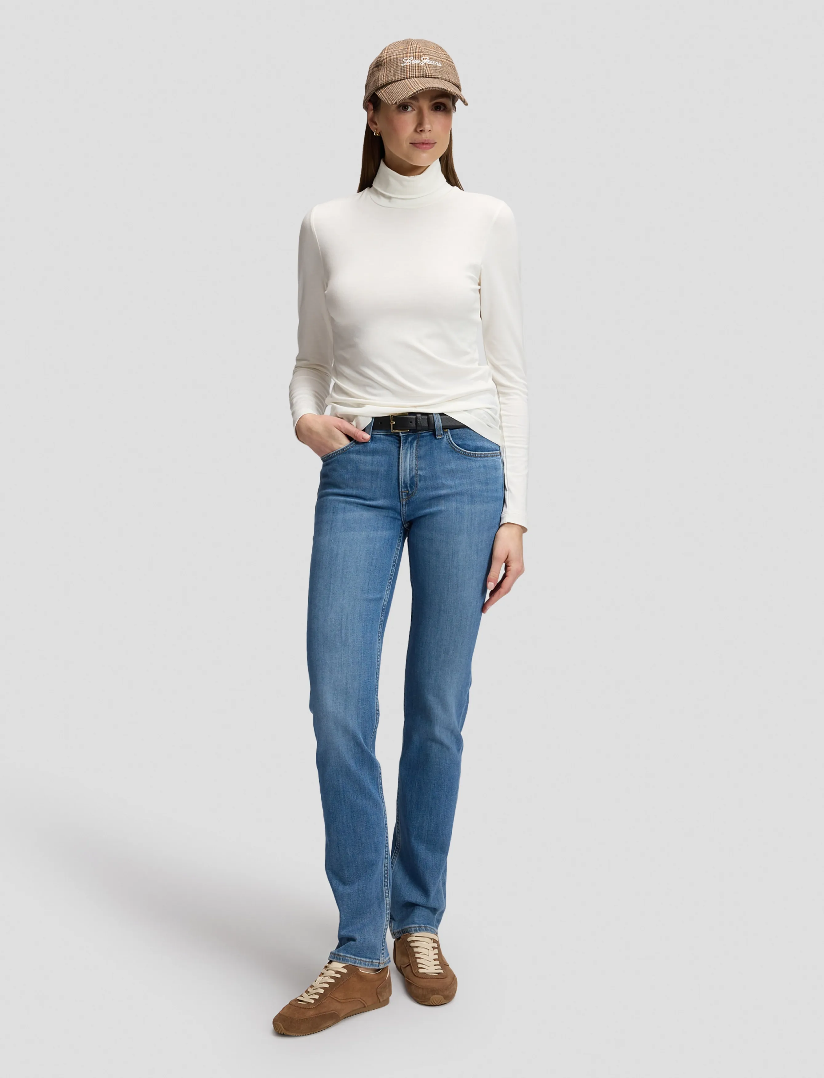 Lee Jeans - LS TURTLE NECK - rollkragenpullover - ecru - 3