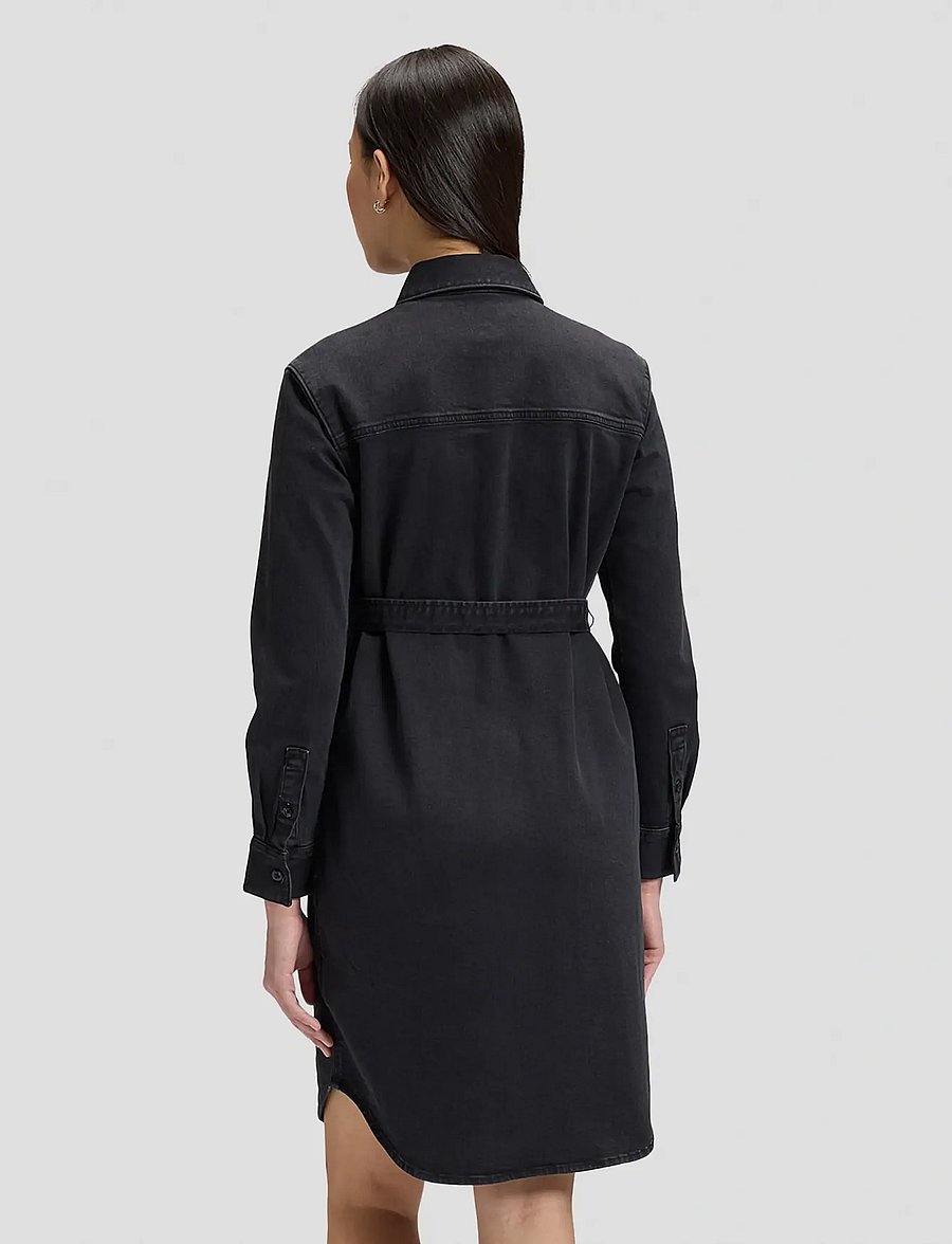 Lee Jeans - ALL PURPOSE SHIRT DRESS - hemdkleider - dark end - 3