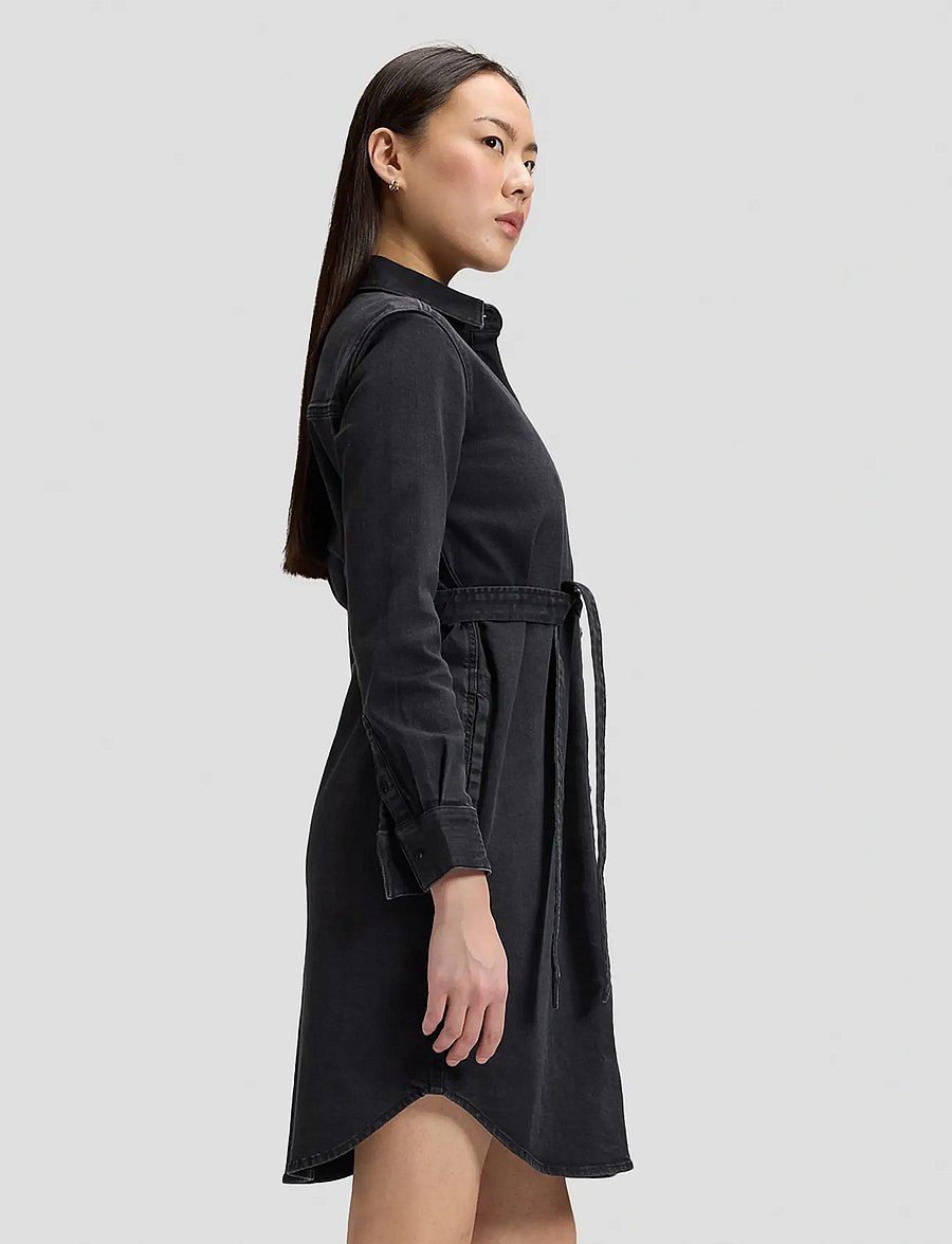 Lee Jeans - ALL PURPOSE SHIRT DRESS - hemdkleider - dark end - 4