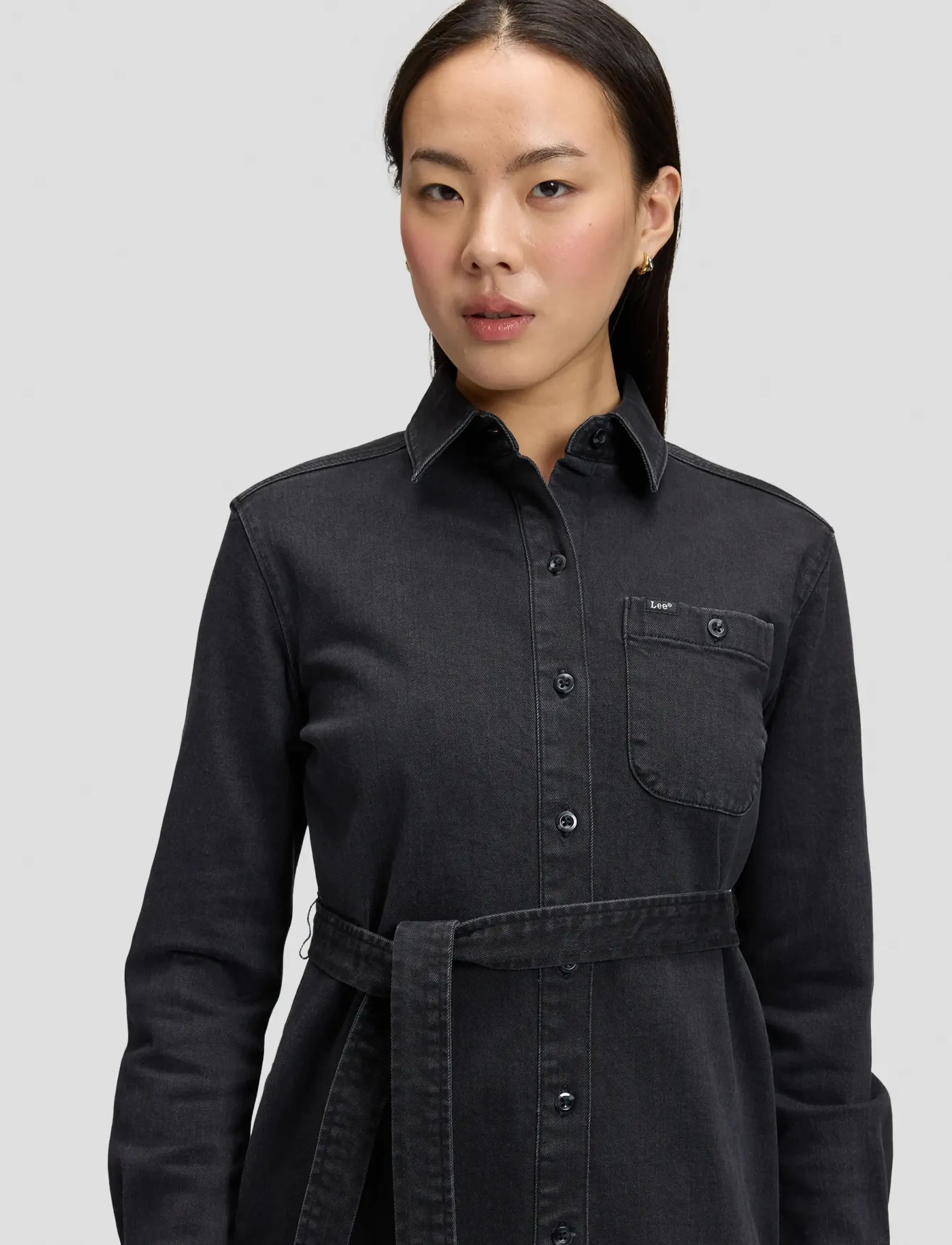 Lee Jeans - ALL PURPOSE SHIRT DRESS - dark end - 5