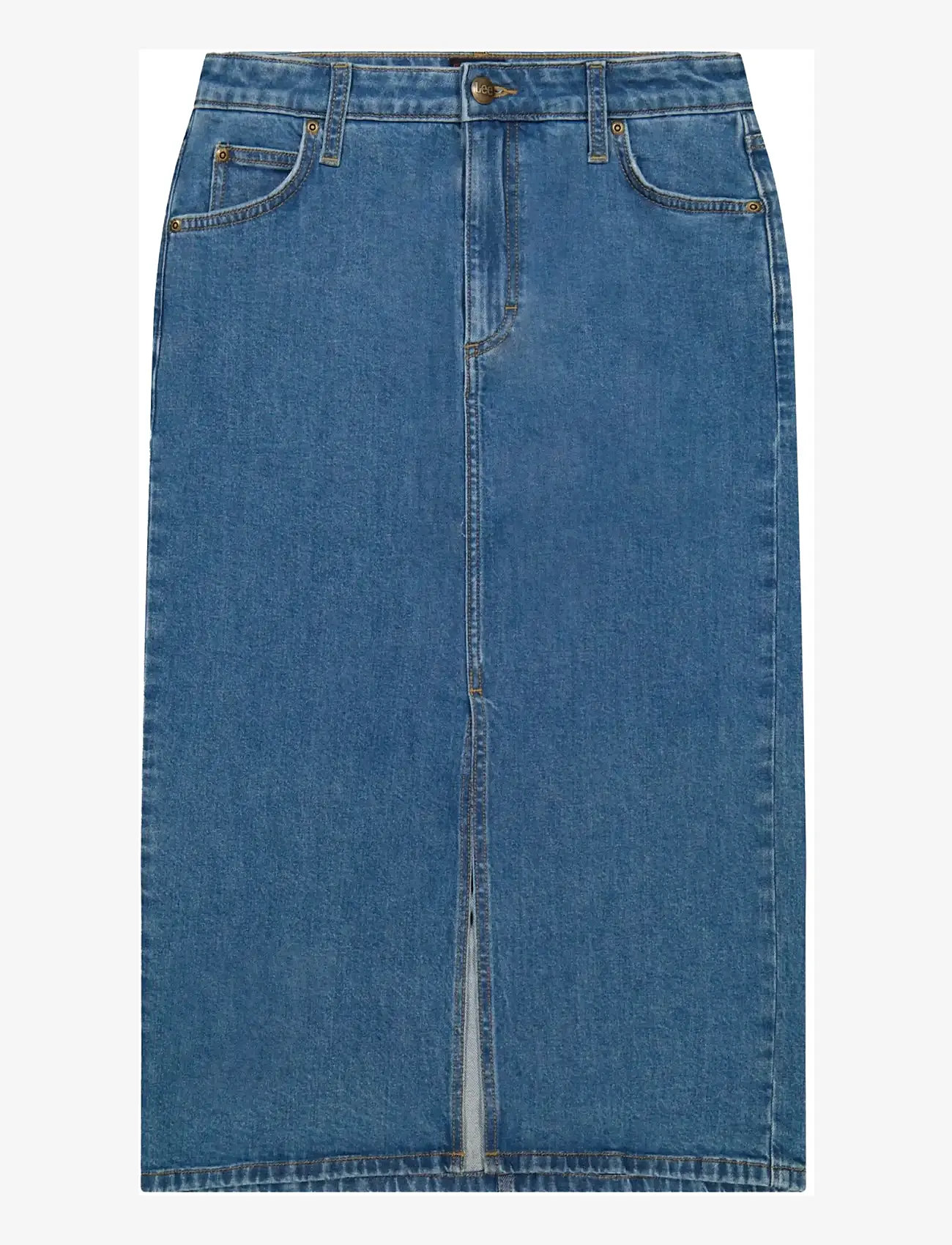 Lee Jeans - LONG SKIRT - denimnederdele - best in blue - 1