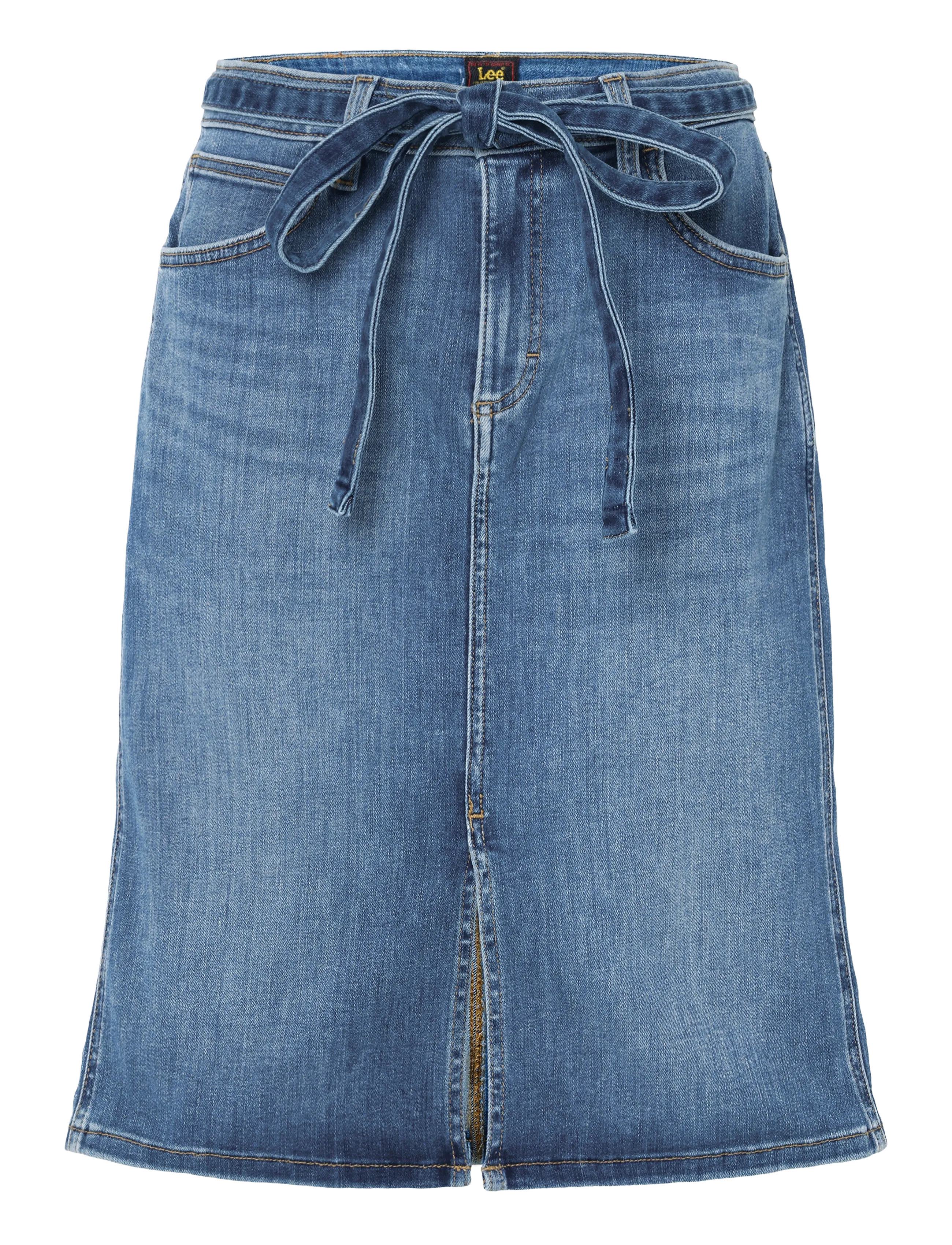 Lee Jeans - MIDI SKIRT WITH A BOW - denim skirts - mid twist - 1