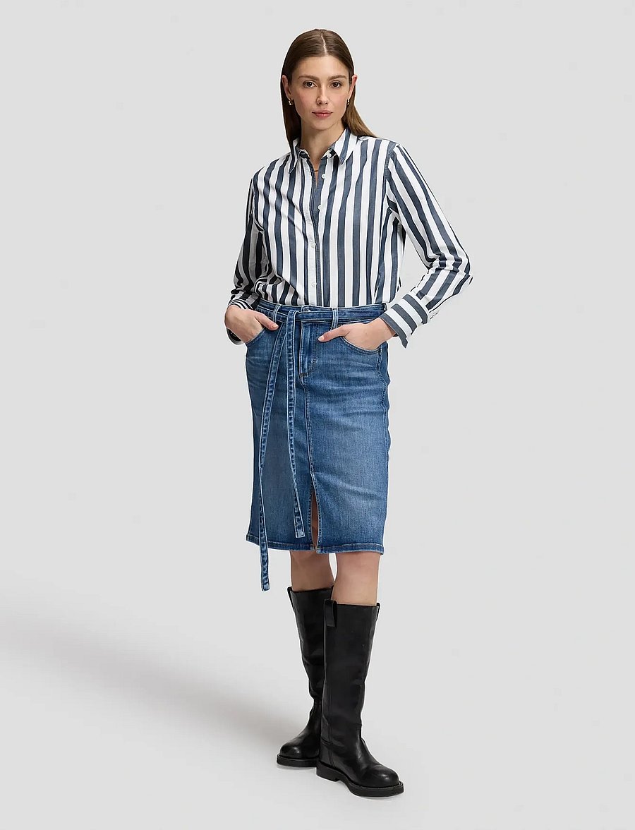 Lee Jeans - MIDI SKIRT WITH A BOW - mid twist - 0