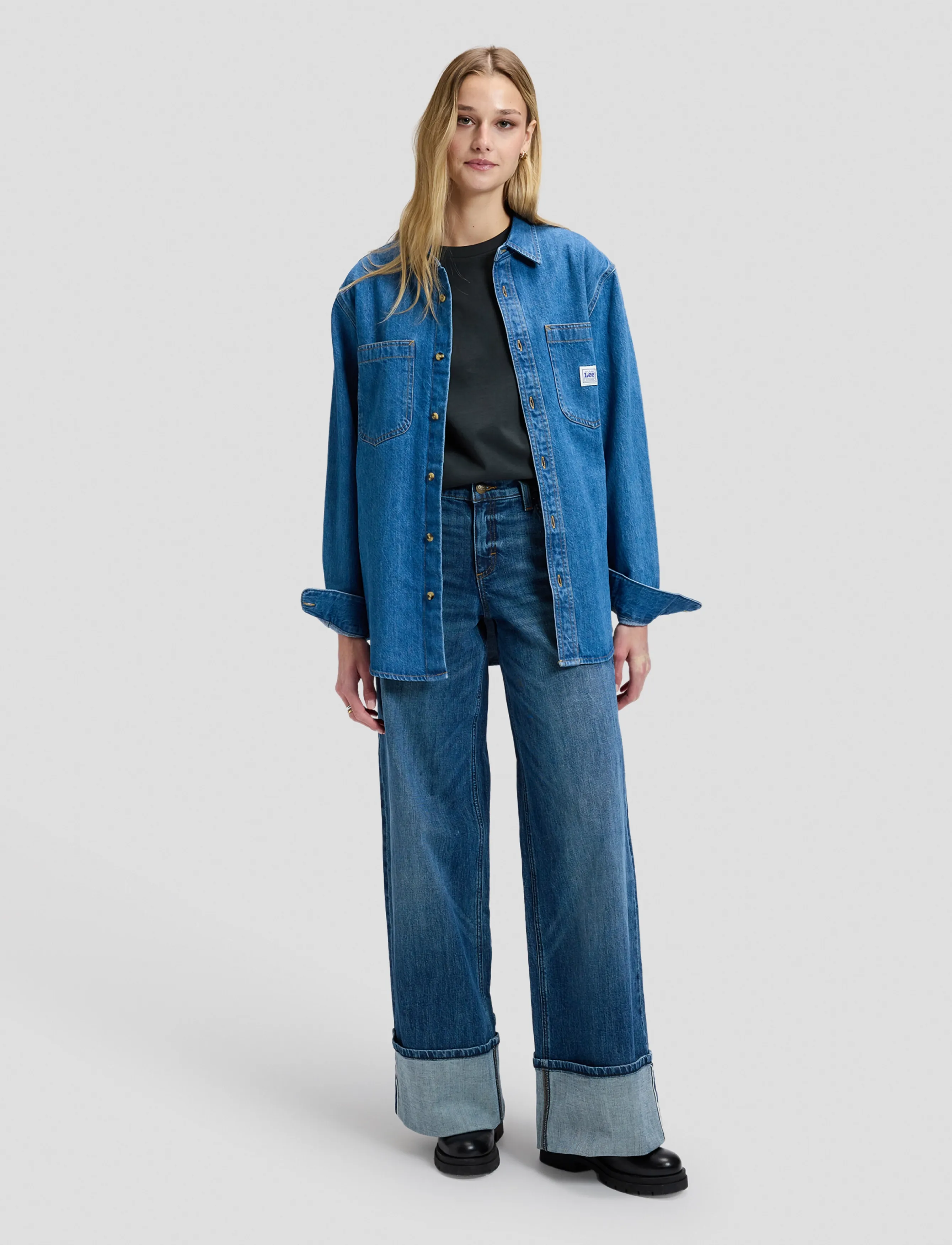 Lee Jeans - HOPE - brede jeans - best fit forward - 2