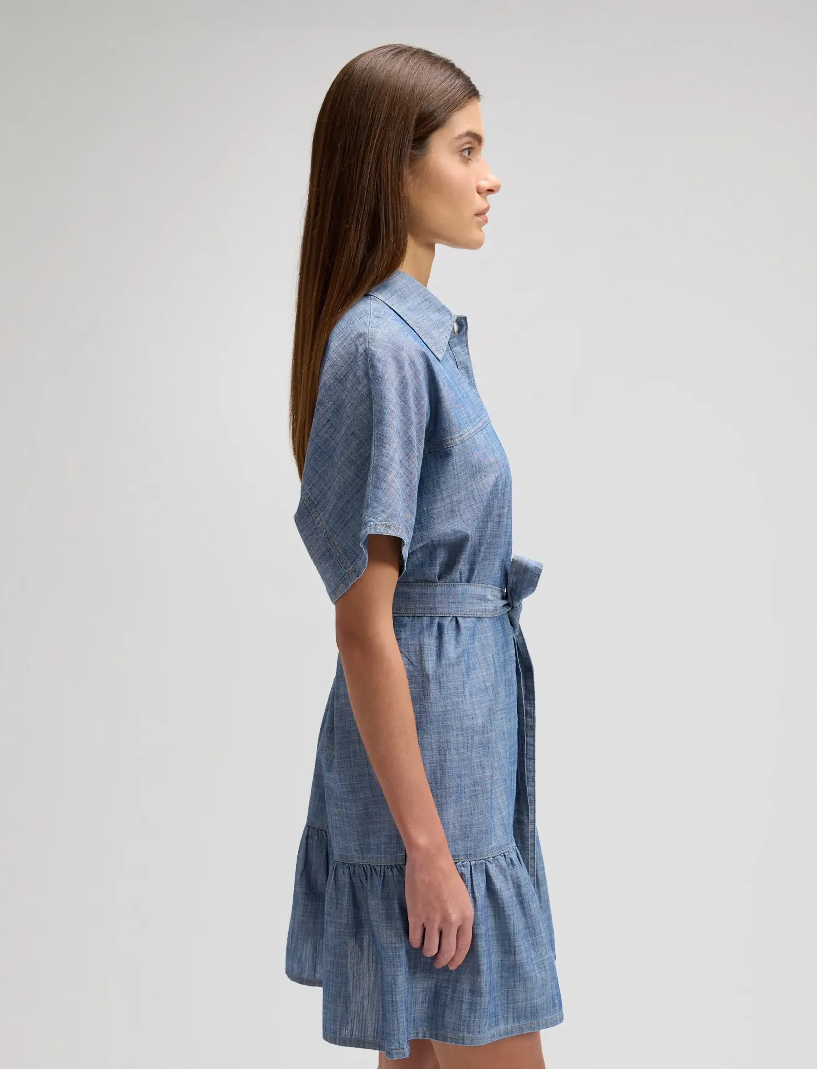 Lee Jeans - TIERED DRESS - sommerkjoler - indigo prep - 5